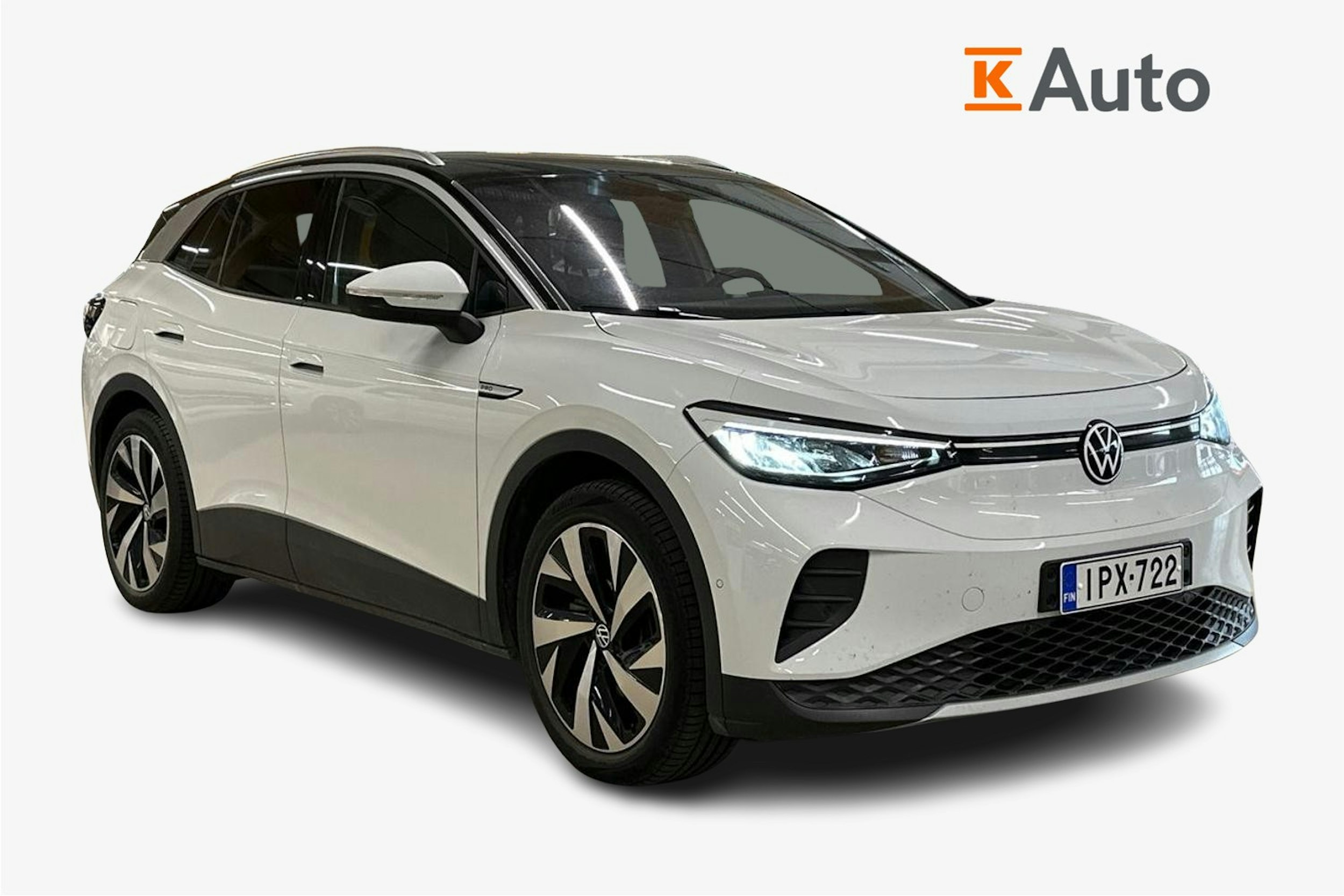 valkoinen Volkswagen ID.4 2022 kuva 1.