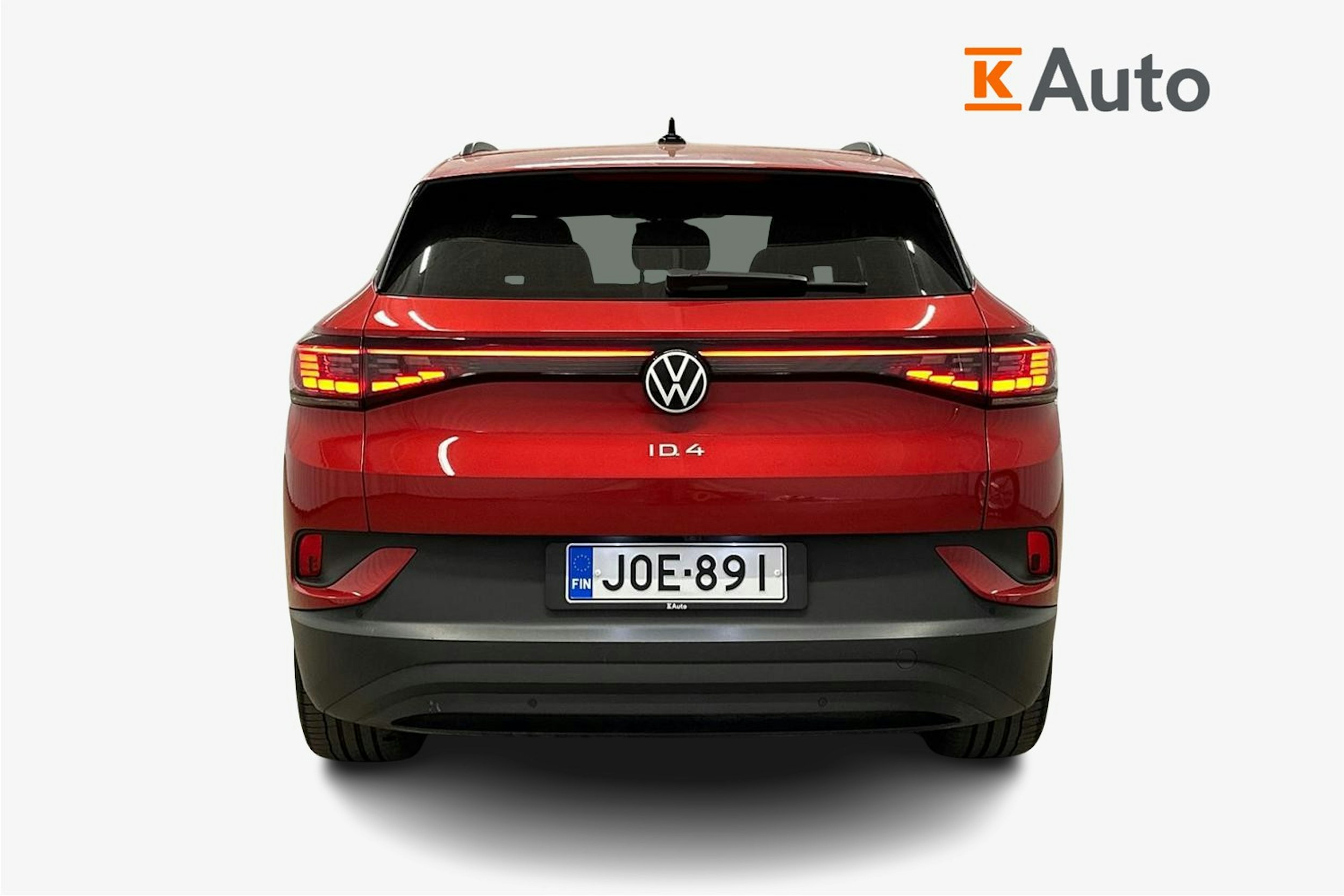 punainen Volkswagen ID.4 2022 kuva 3.