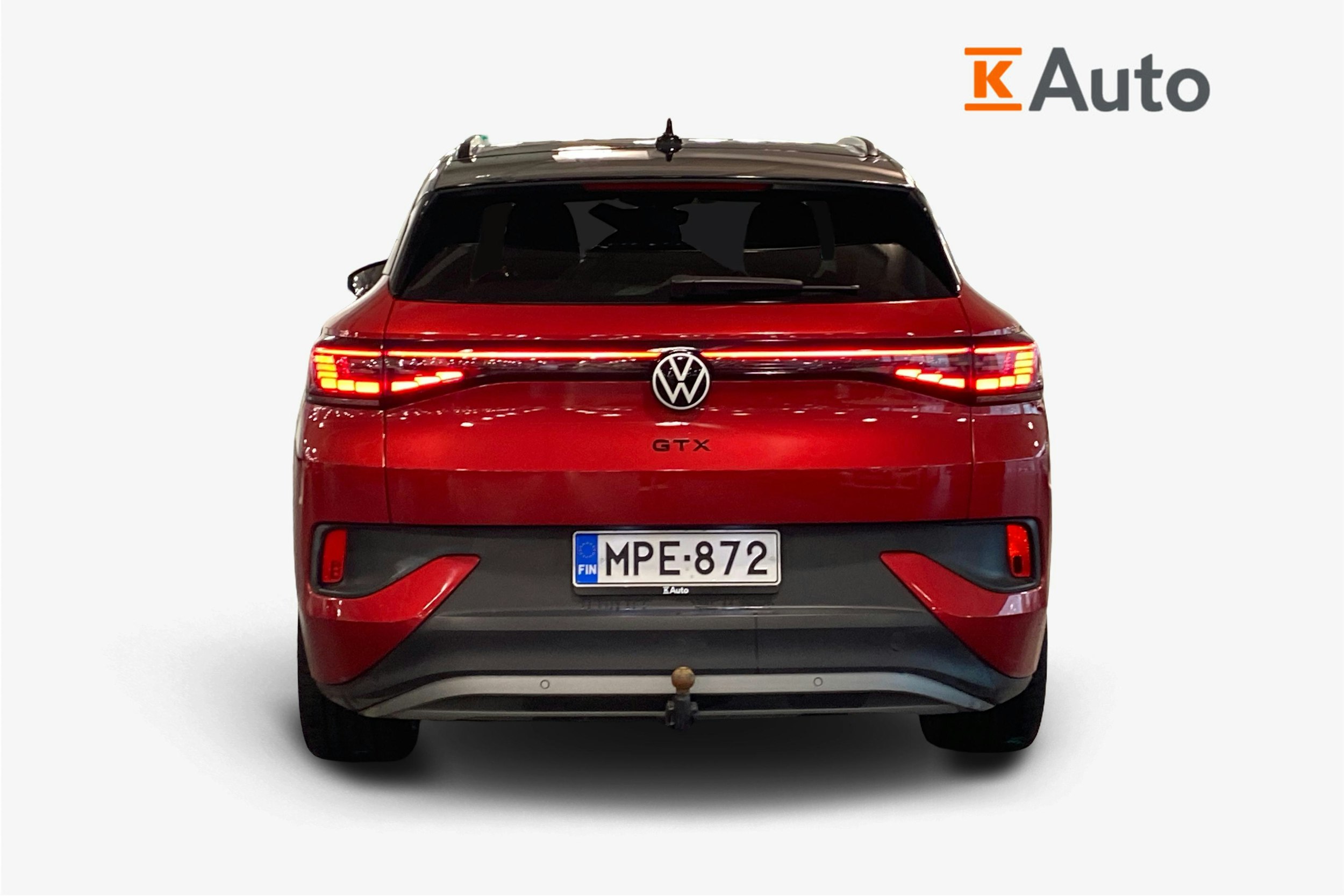 punainen Volkswagen ID.4 2022 kuva 3.
