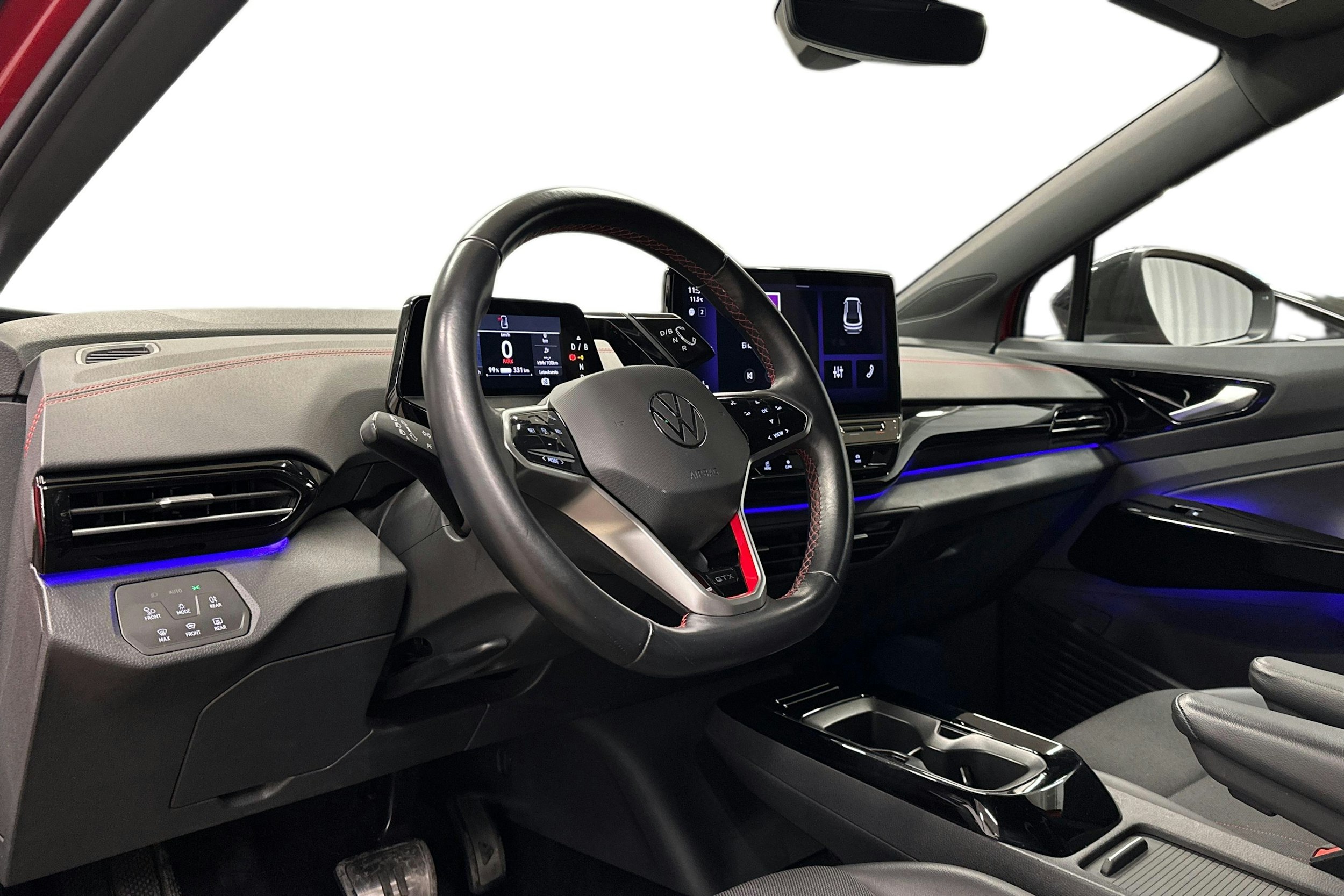 punainen Volkswagen ID.4 2022 kuva 7.