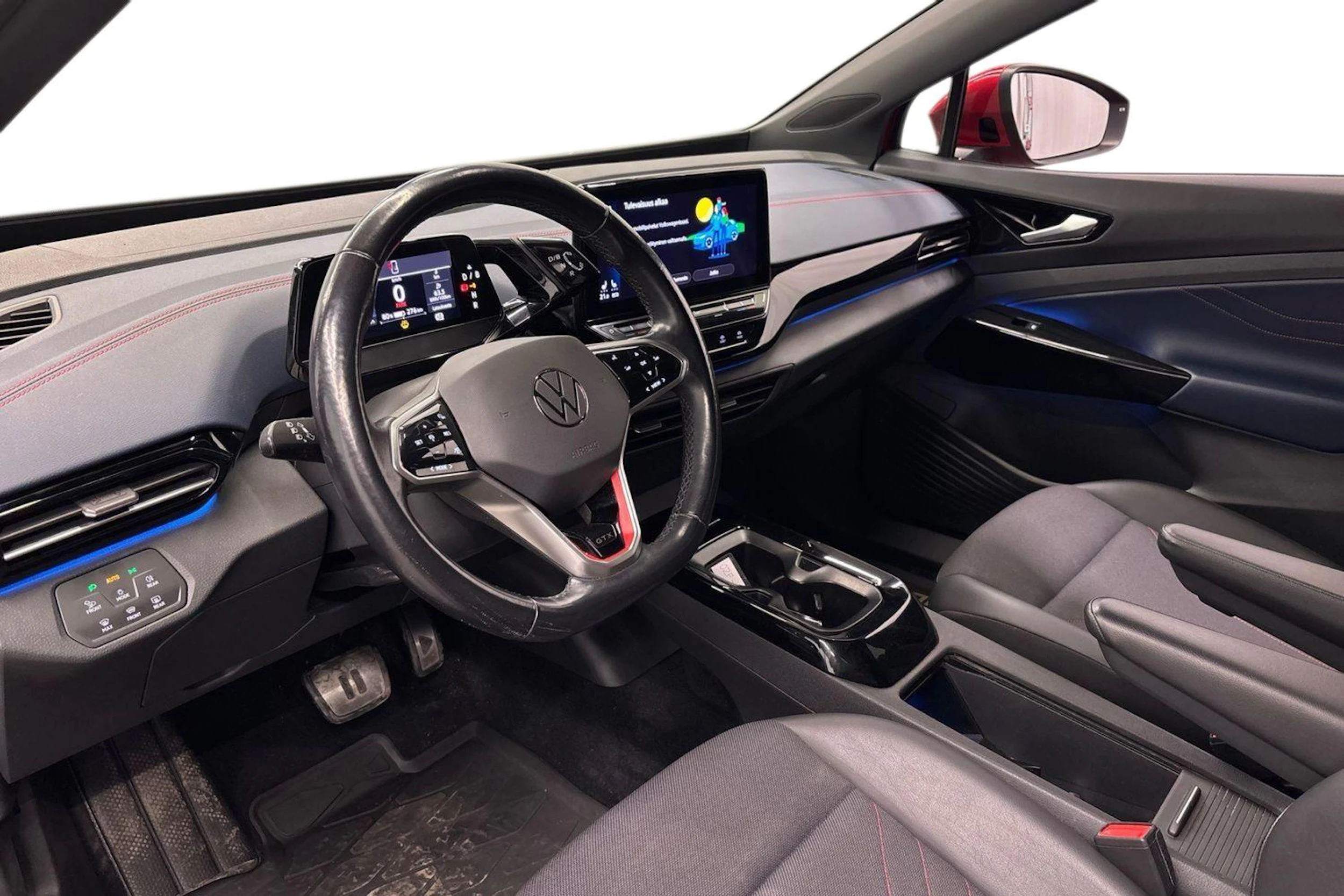 punainen Volkswagen ID.4 2022 kuva 6.