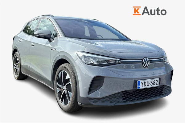 Volkswagen ID.4 Pro FastLane 128 kW,  akku 77 kWh | Suomi-auto | Merkkihuoltohistoria | Ilmalämpöpumppu | Vetokoukku