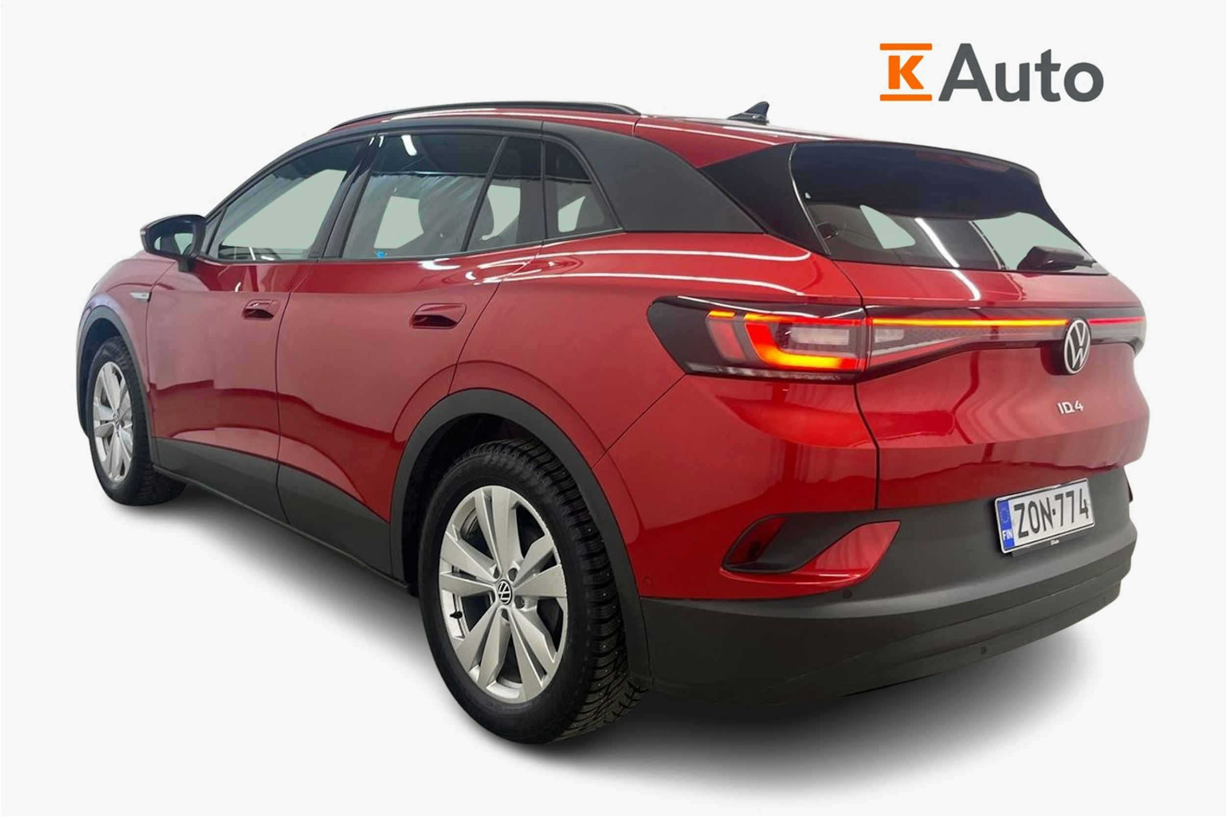 punainen Volkswagen ID.4 2022 kuva 2.