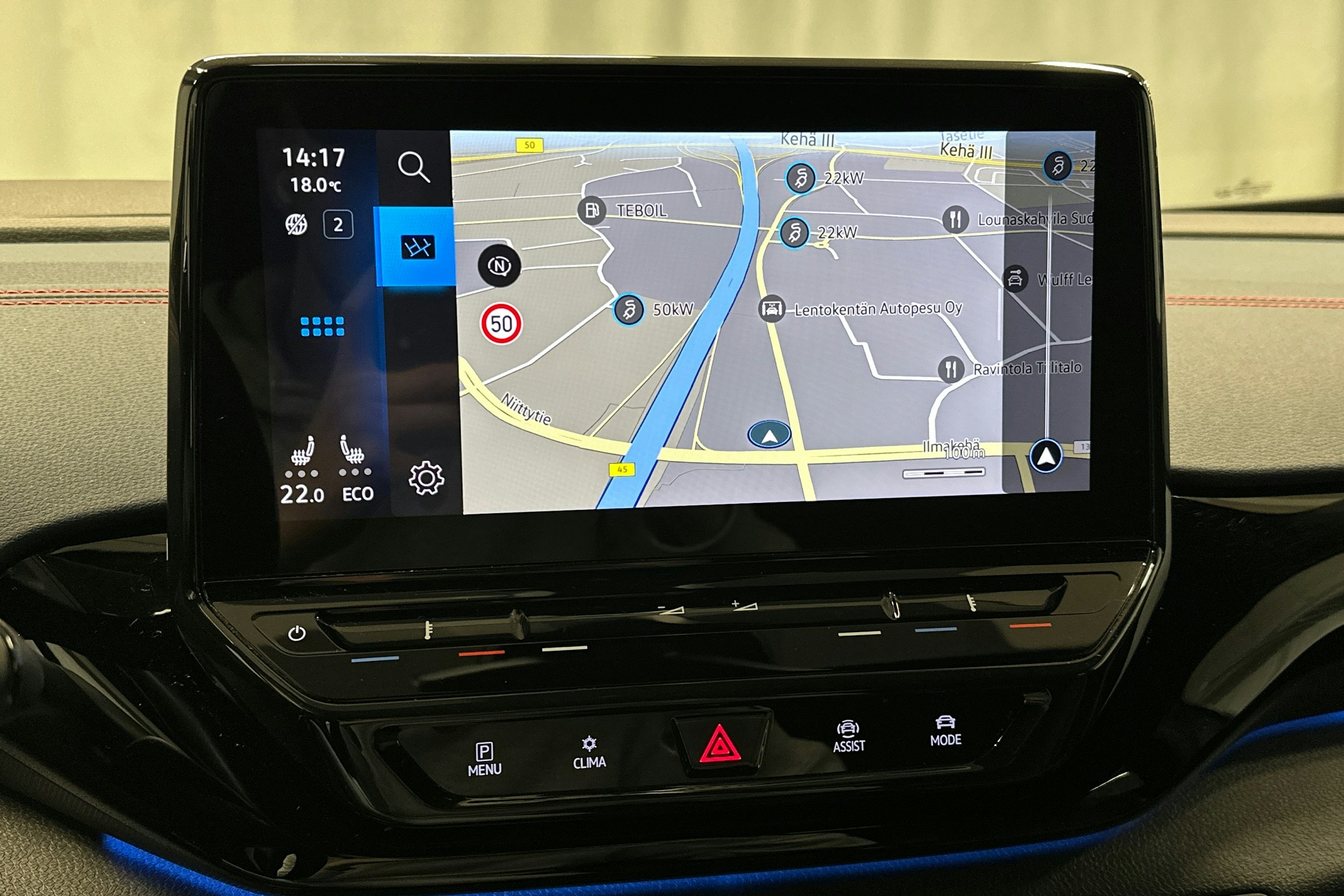 sininen Volkswagen ID.4 2022 kuva 19.