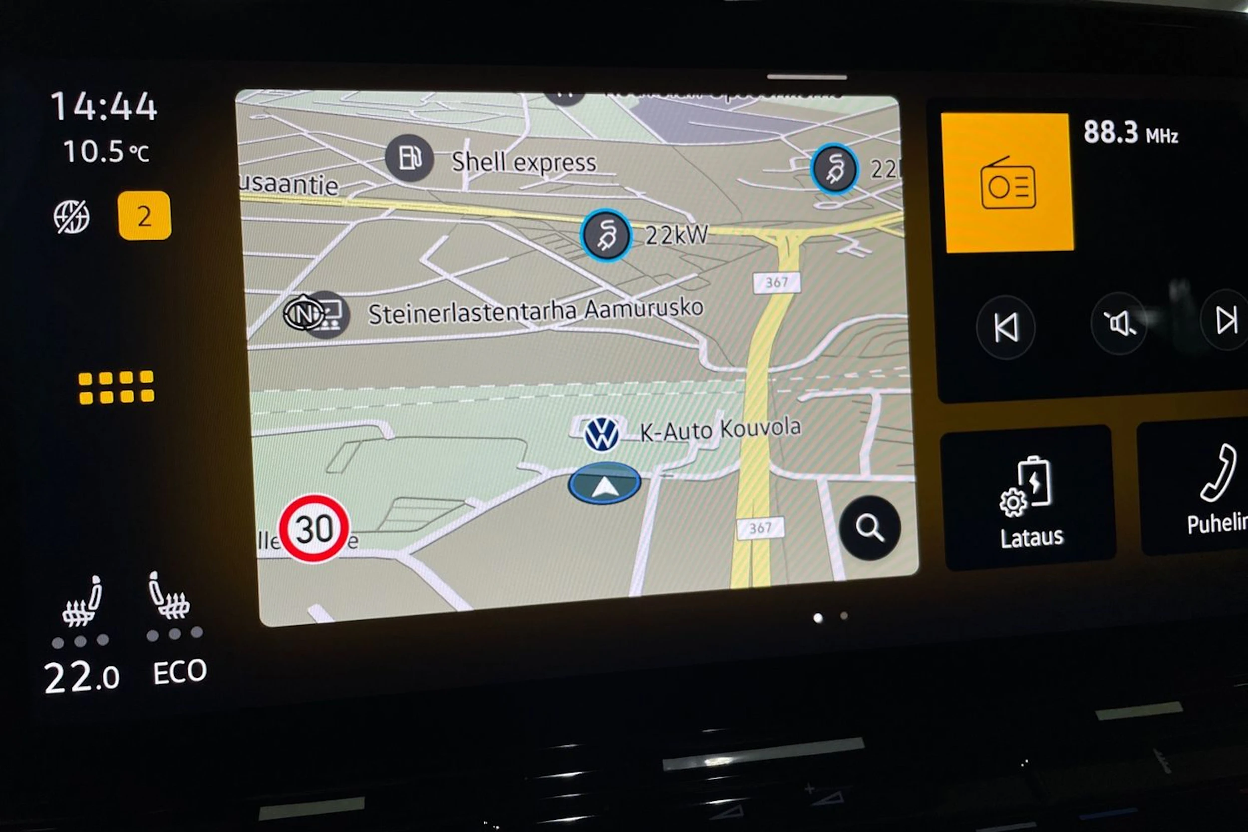 Harmaa Volkswagen ID.4 2023 kuva 14.