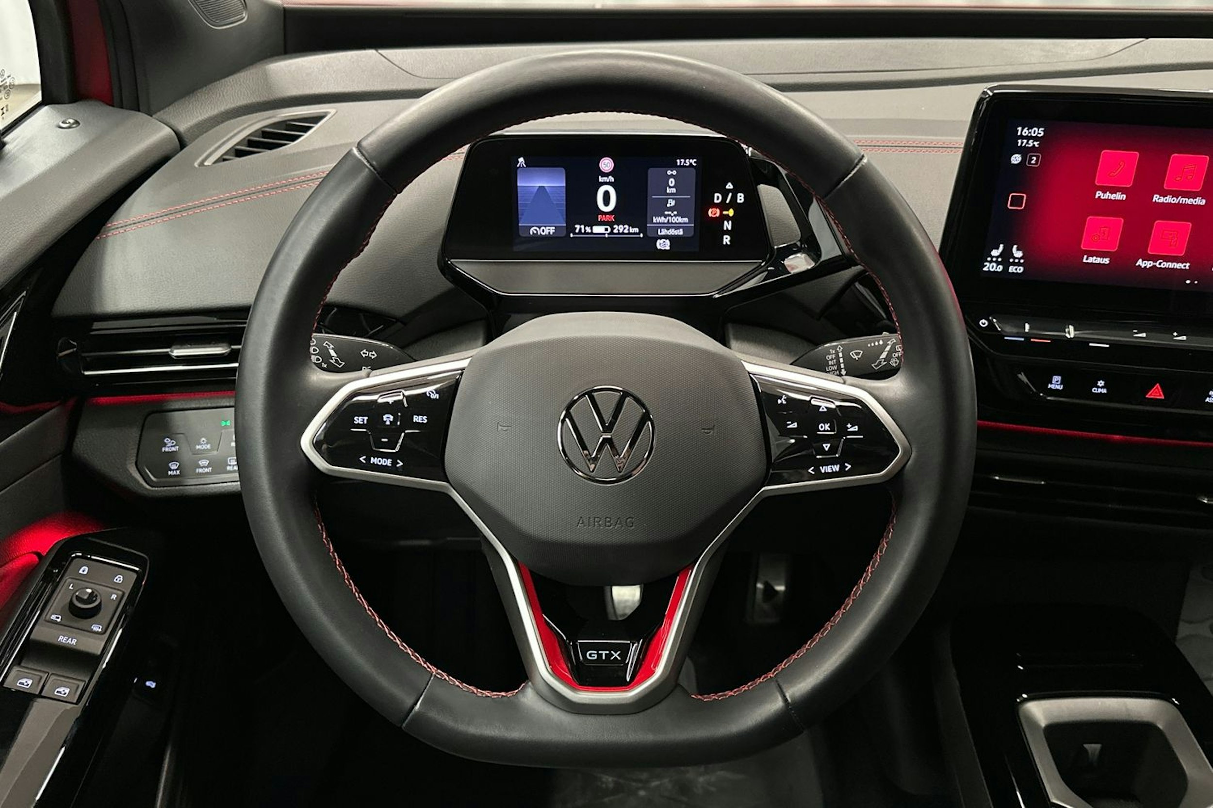punainen Volkswagen ID.4 2023 kuva 19.
