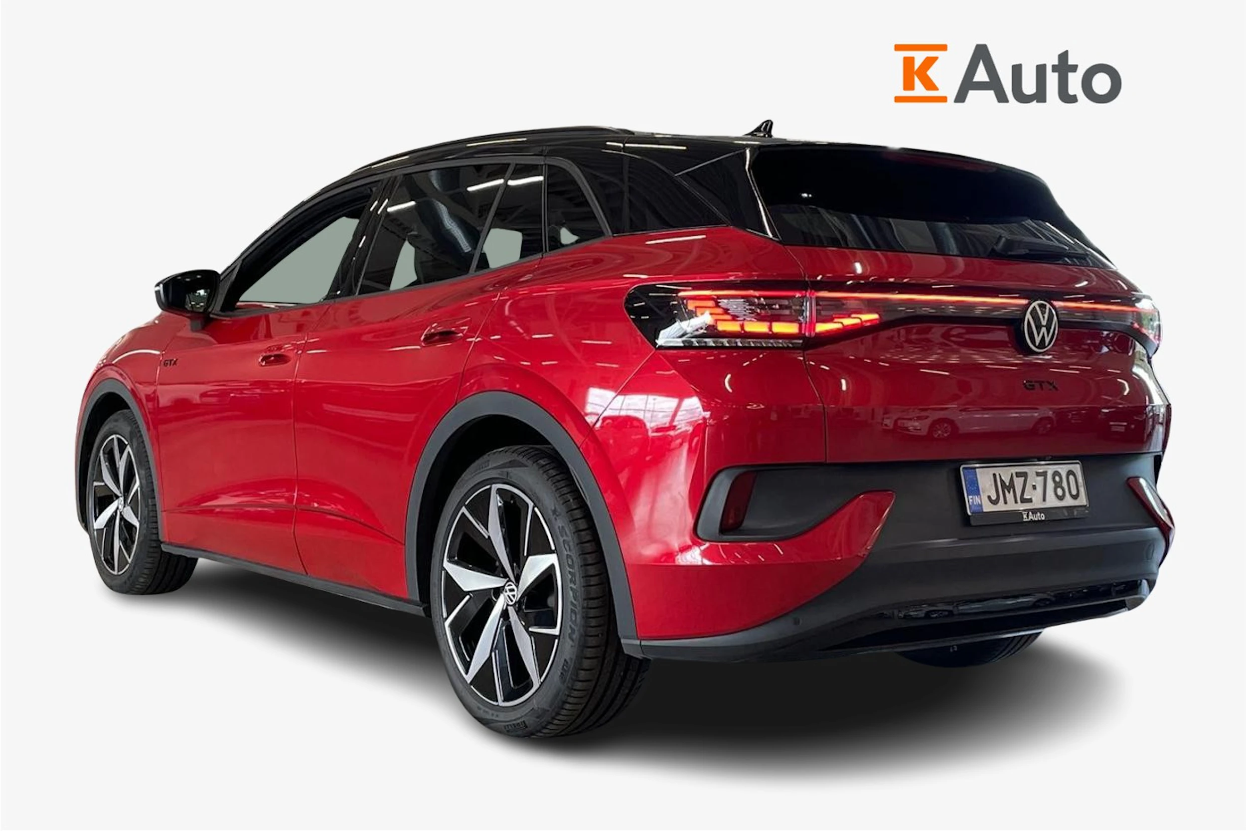 punainen Volkswagen ID.4 2023 kuva 2.