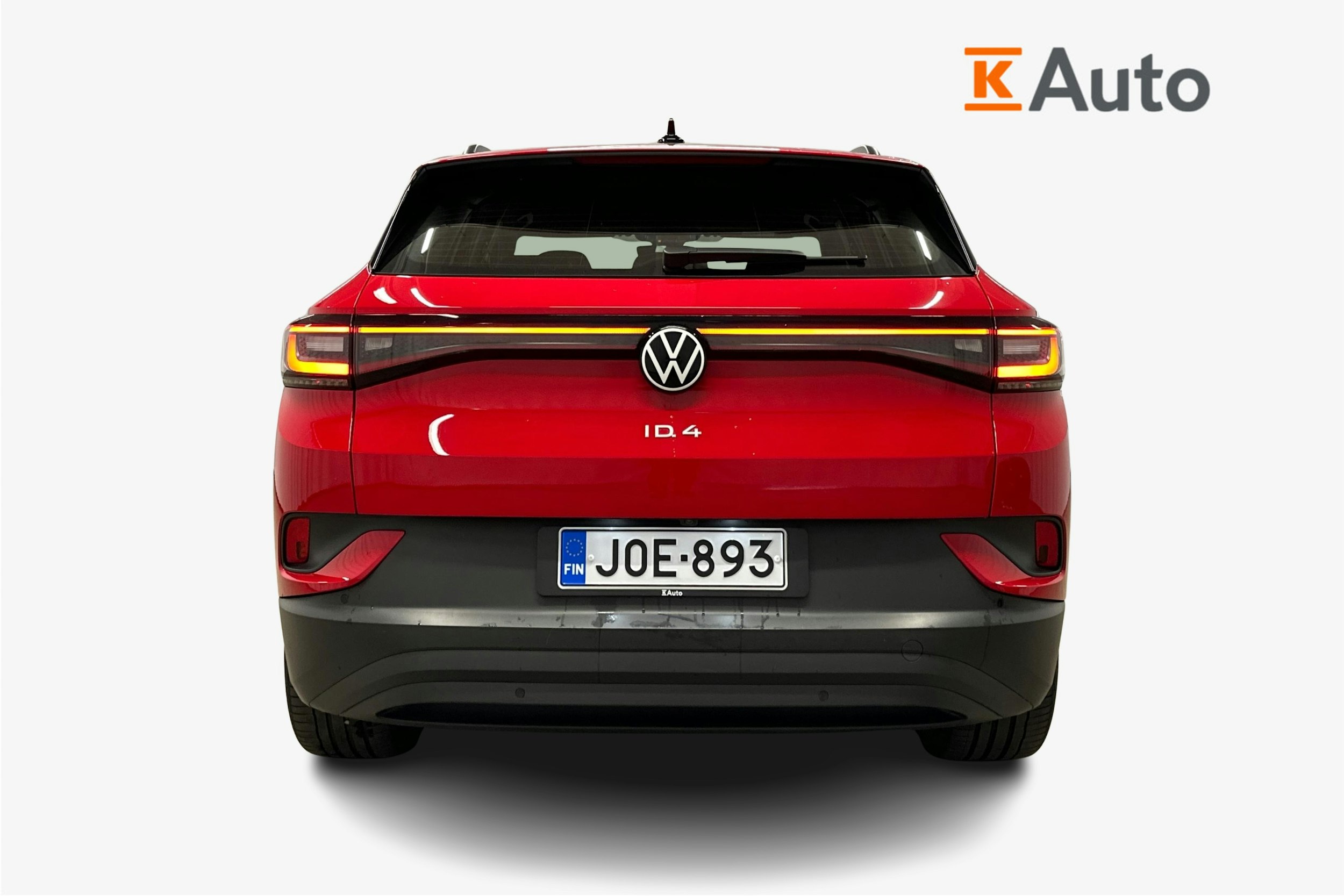 punainen Volkswagen ID.4 2023 kuva 3.