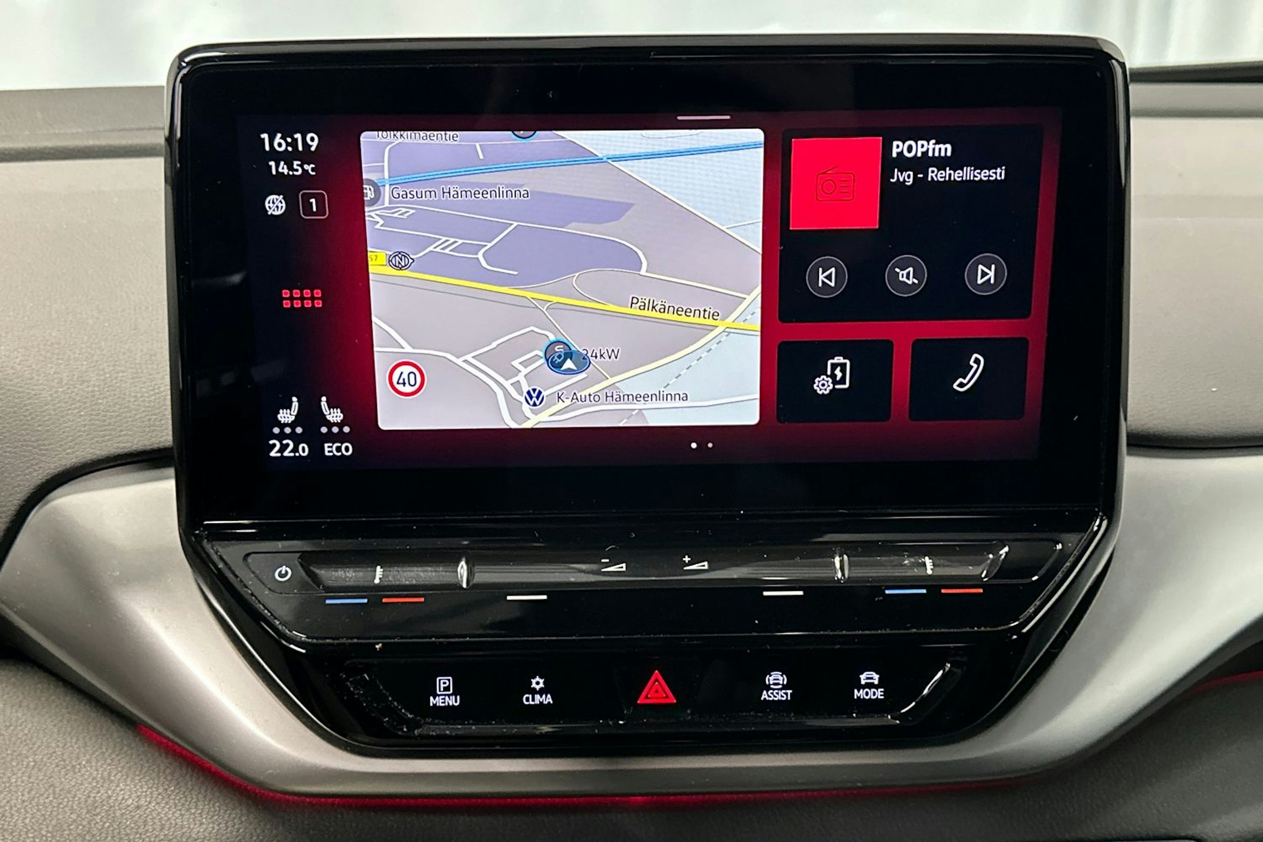 sininen Volkswagen ID.4 2023 kuva 17.