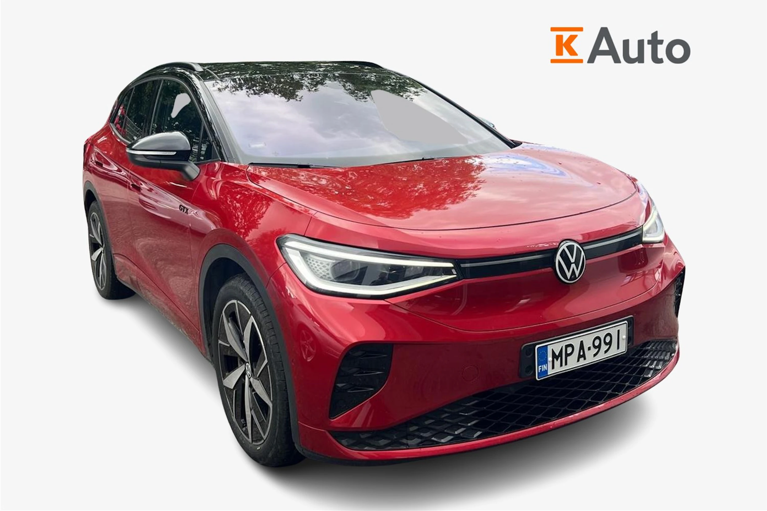 punainen Volkswagen ID.4 2023 kuva 1.
