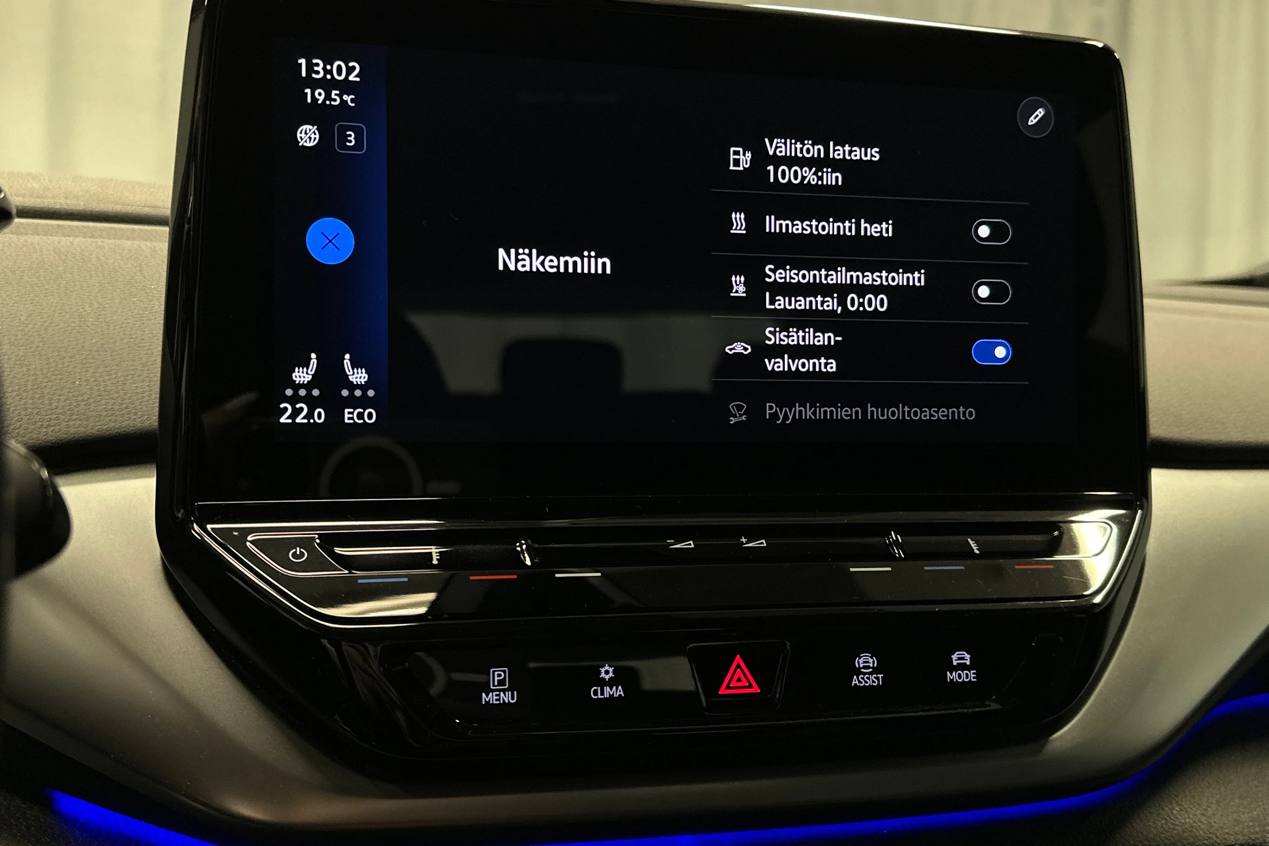 sininen Volkswagen ID.4 2023 kuva 34.