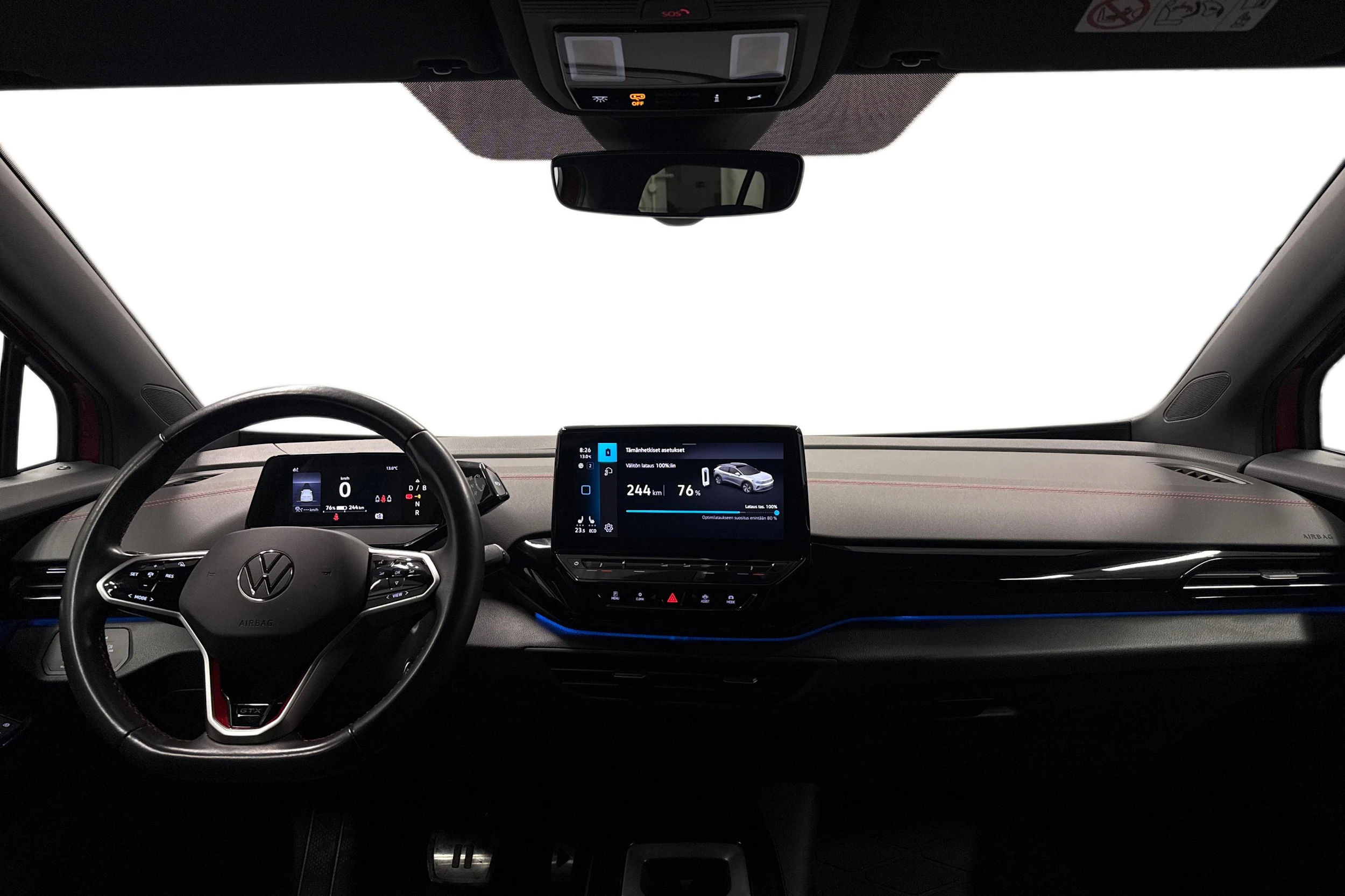 punainen Volkswagen ID.4 2023 kuva 7.