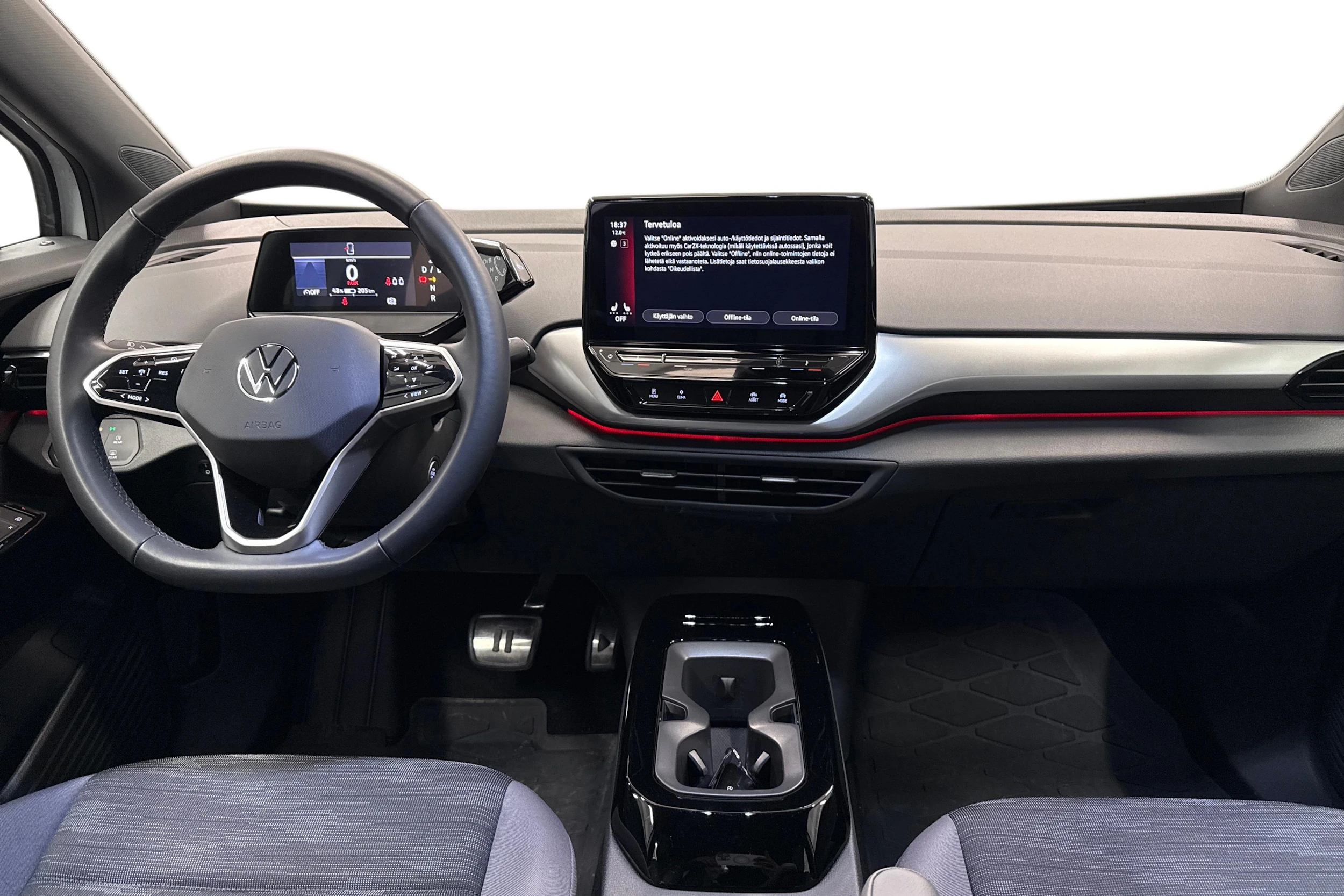 valkoinen Volkswagen ID.4 2023 kuva 7.