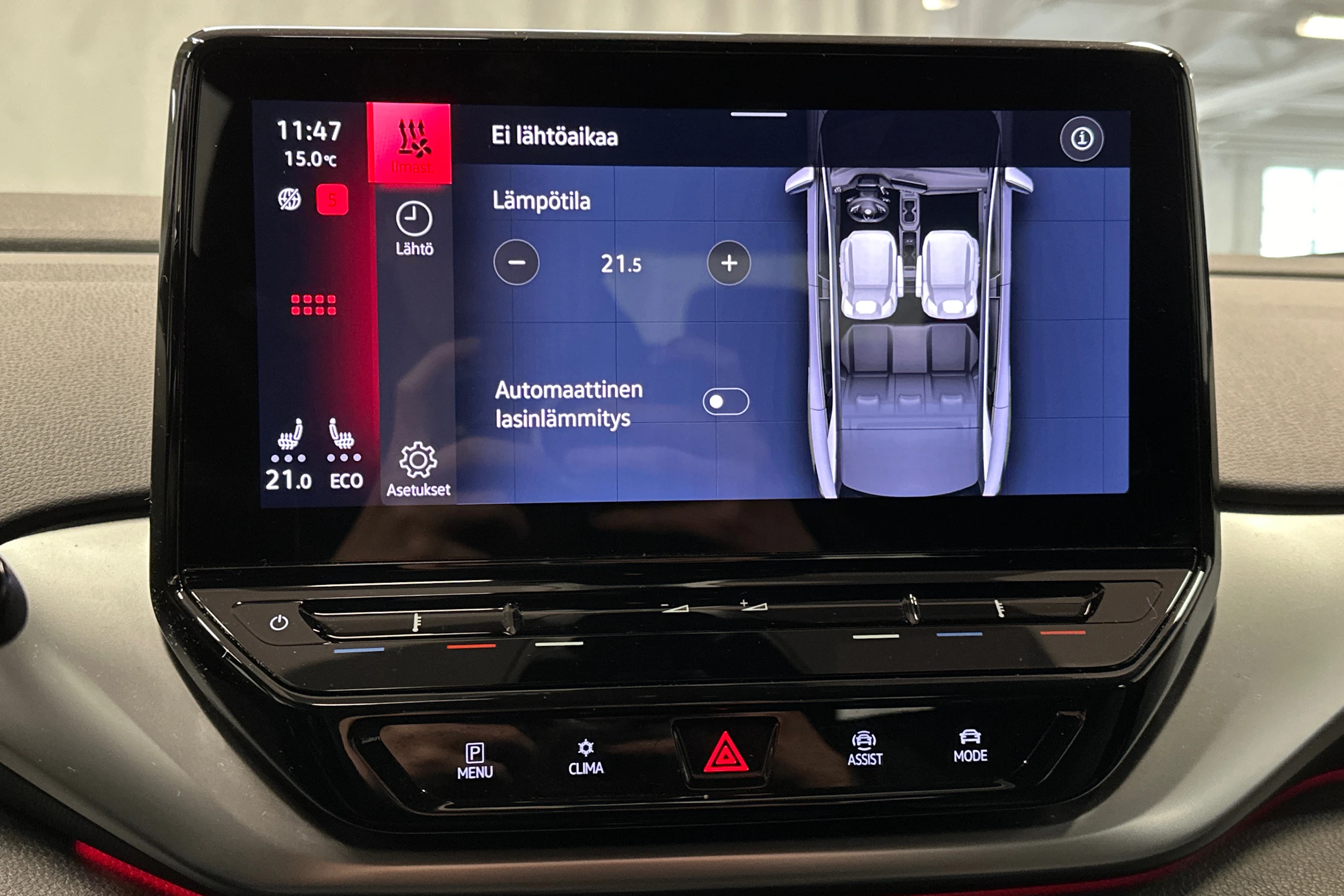 punainen Volkswagen ID.4 2023 kuva 25.