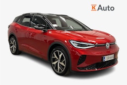 punainen Volkswagen ID.4 2024 kuva 1.