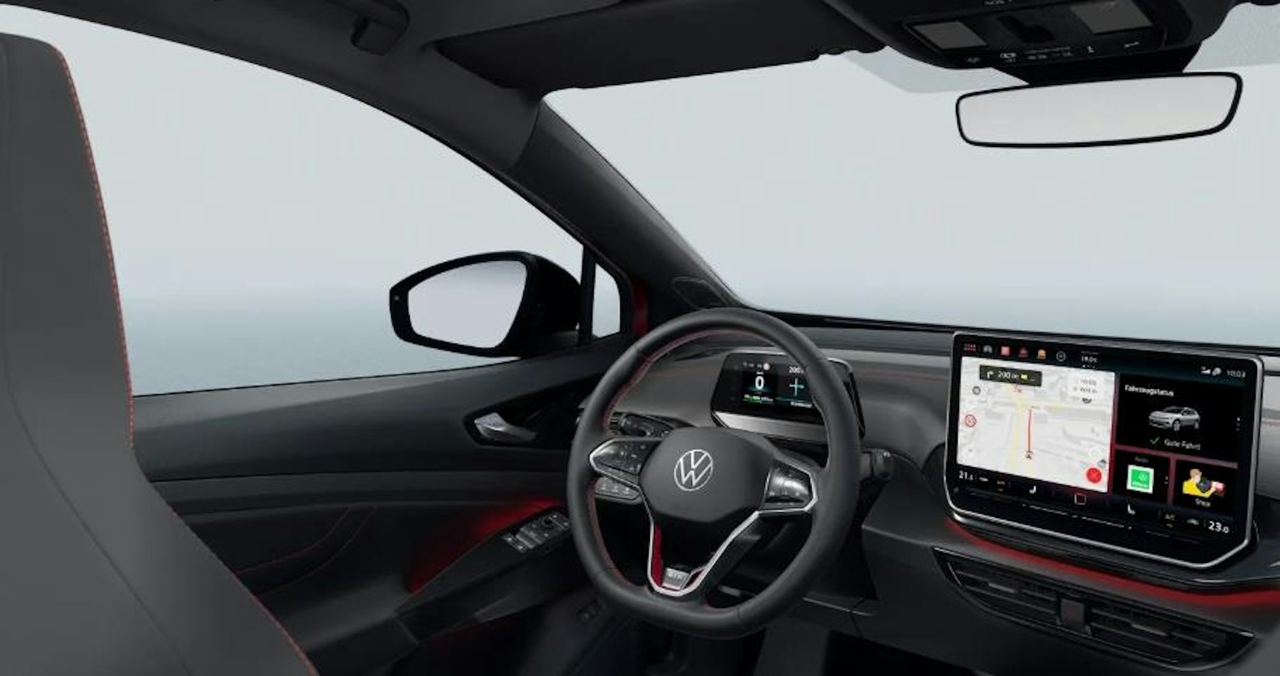 punainen Volkswagen ID.4 2025 kuva 7.