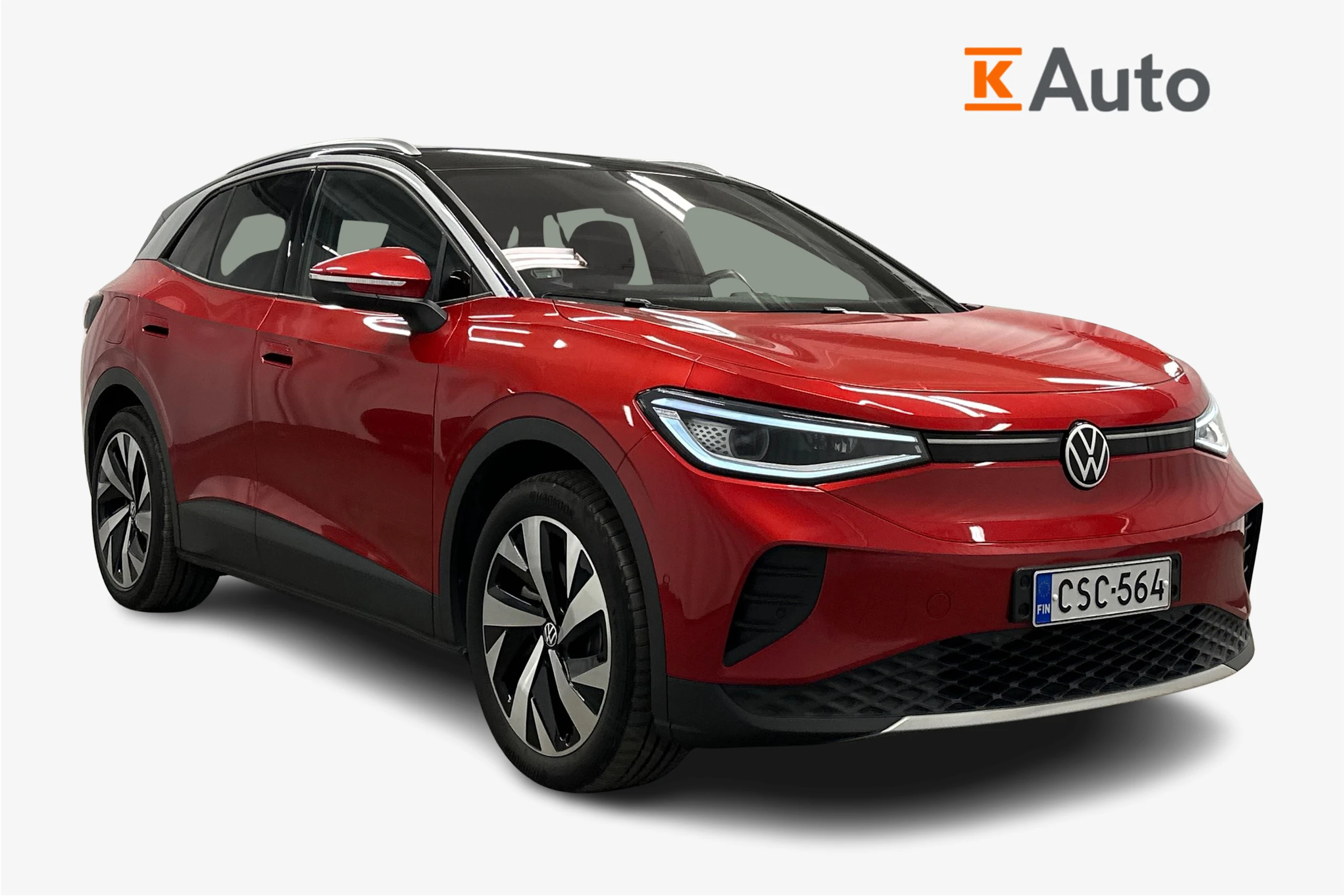 punainen Volkswagen ID.4 2025 kuva 1.