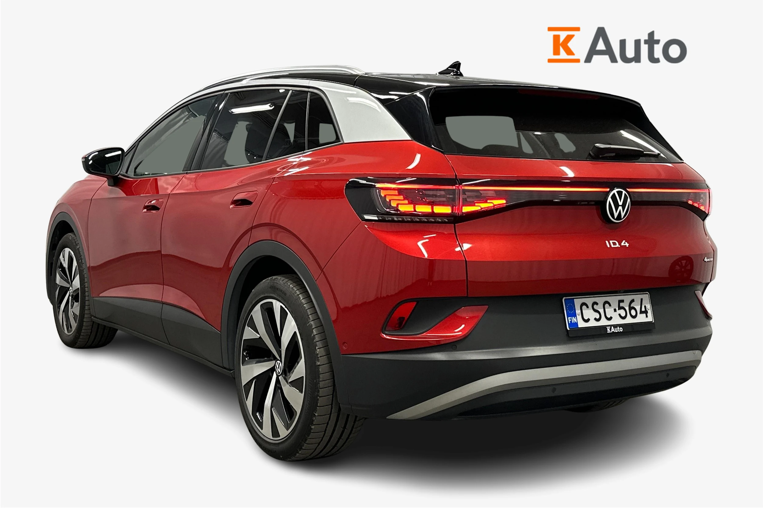 punainen Volkswagen ID.4 2025 kuva 2.