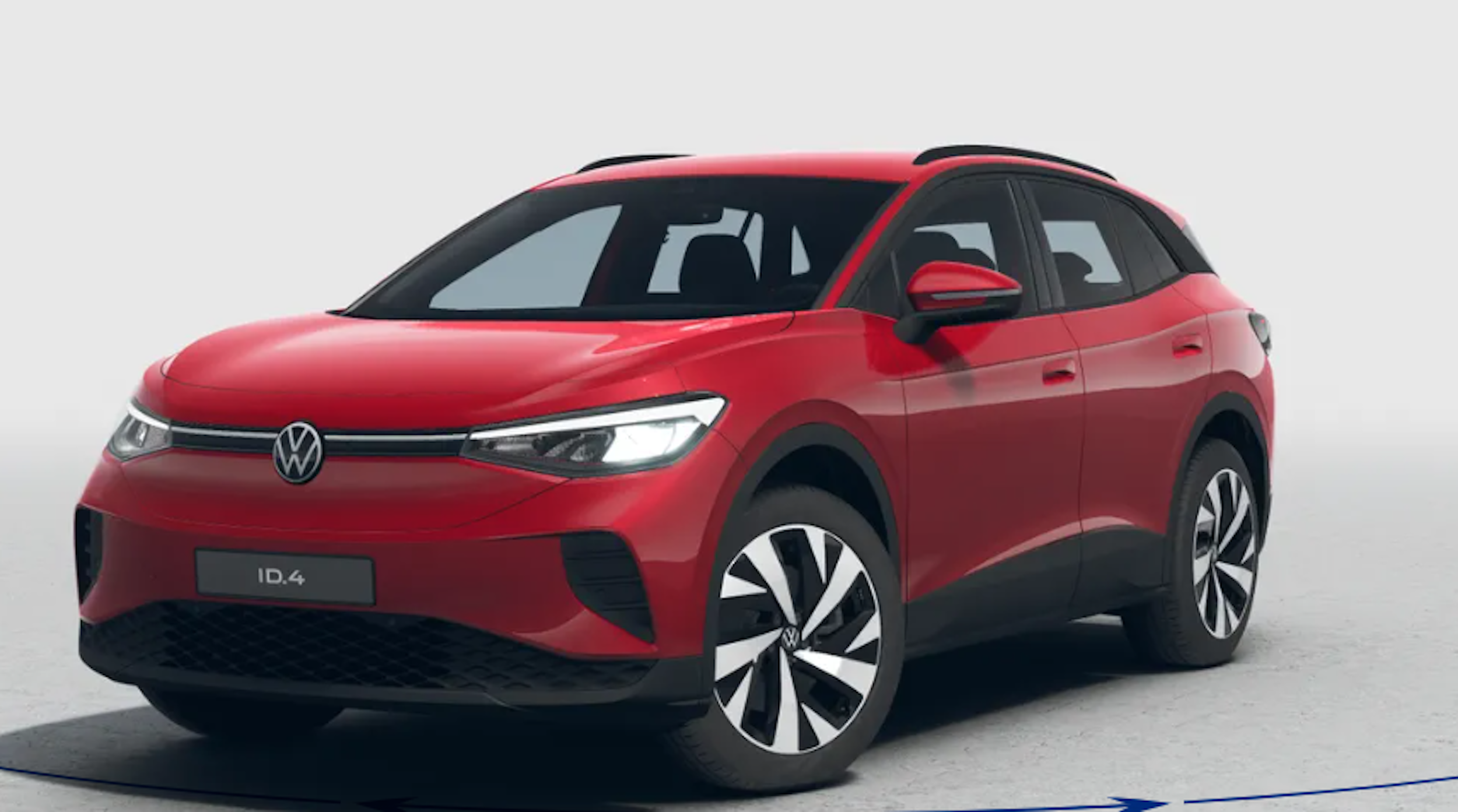 punainen Volkswagen ID.4 2025 kuva 1.