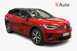 punainen Volkswagen ID.4 2025 kuva 1.