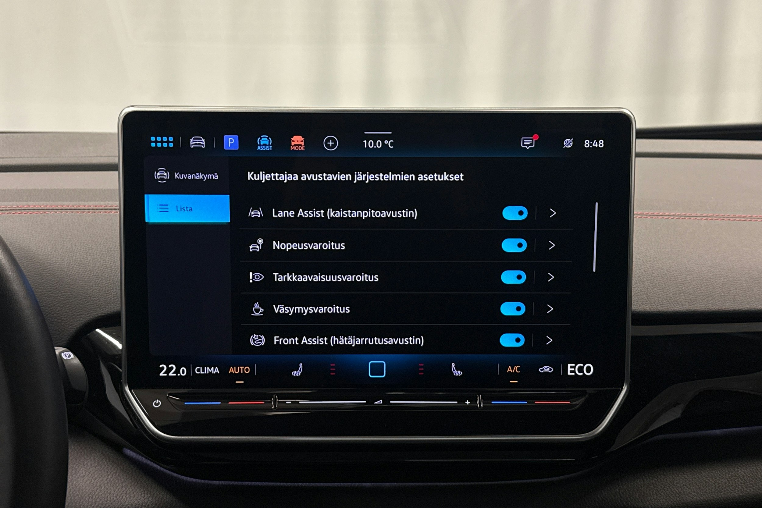 punainen Volkswagen ID.4 2025 kuva 21.