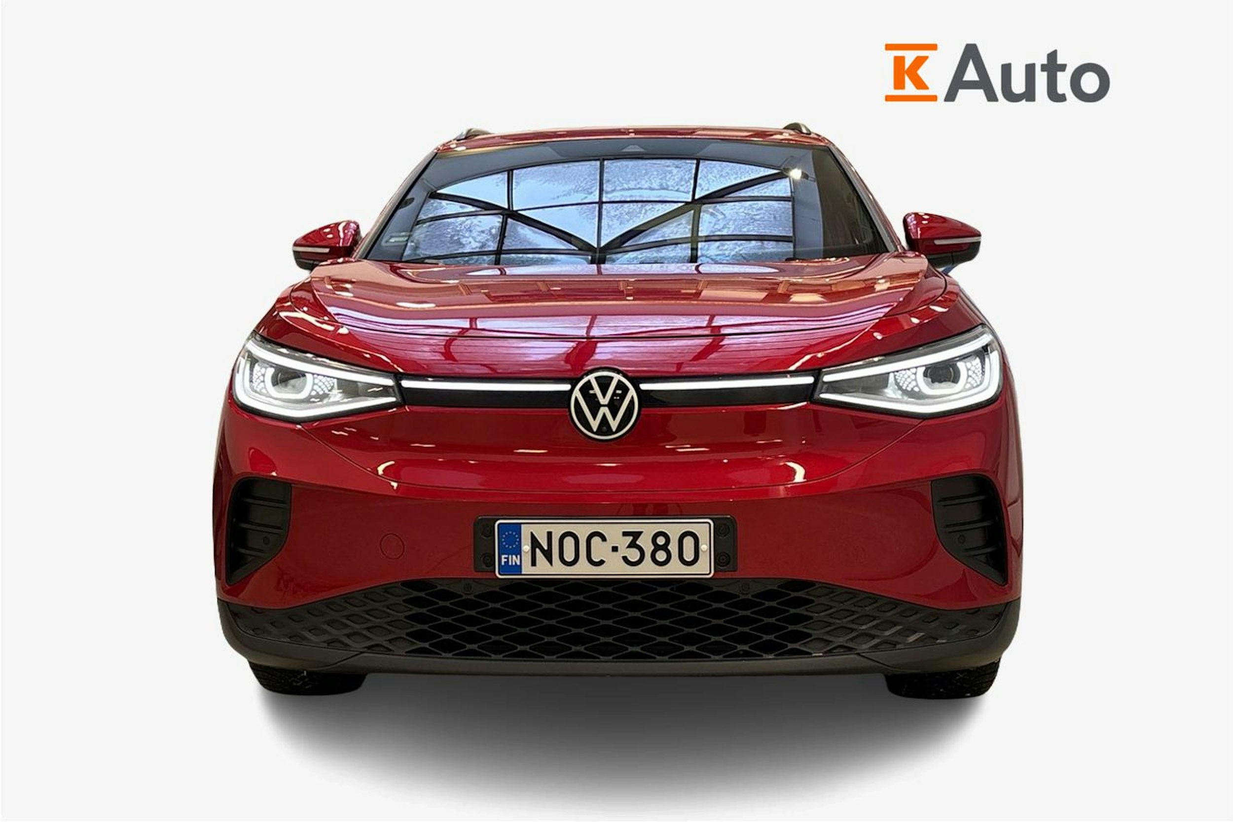punainen Volkswagen ID.4 2025 kuva 4.