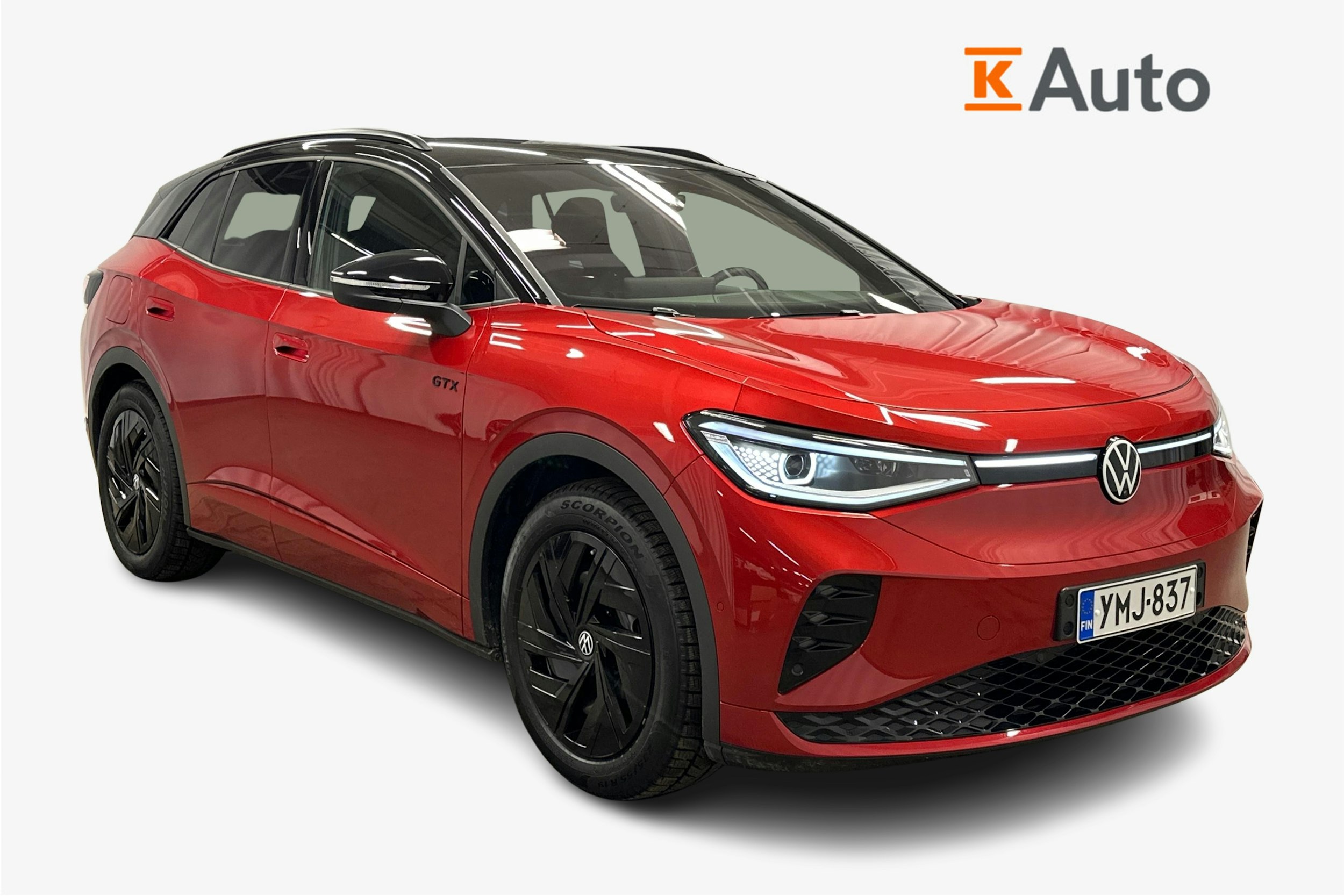 punainen Volkswagen ID.4 2025 kuva 1.