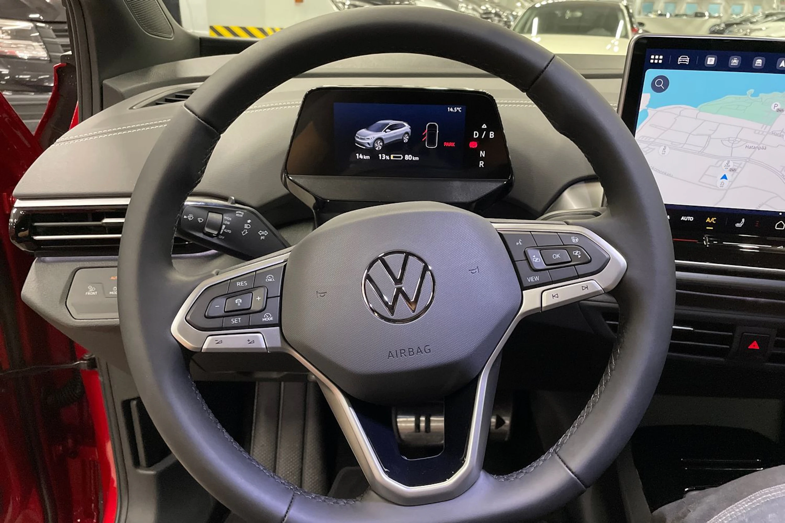 punainen Volkswagen ID.4 2026 kuva 13.