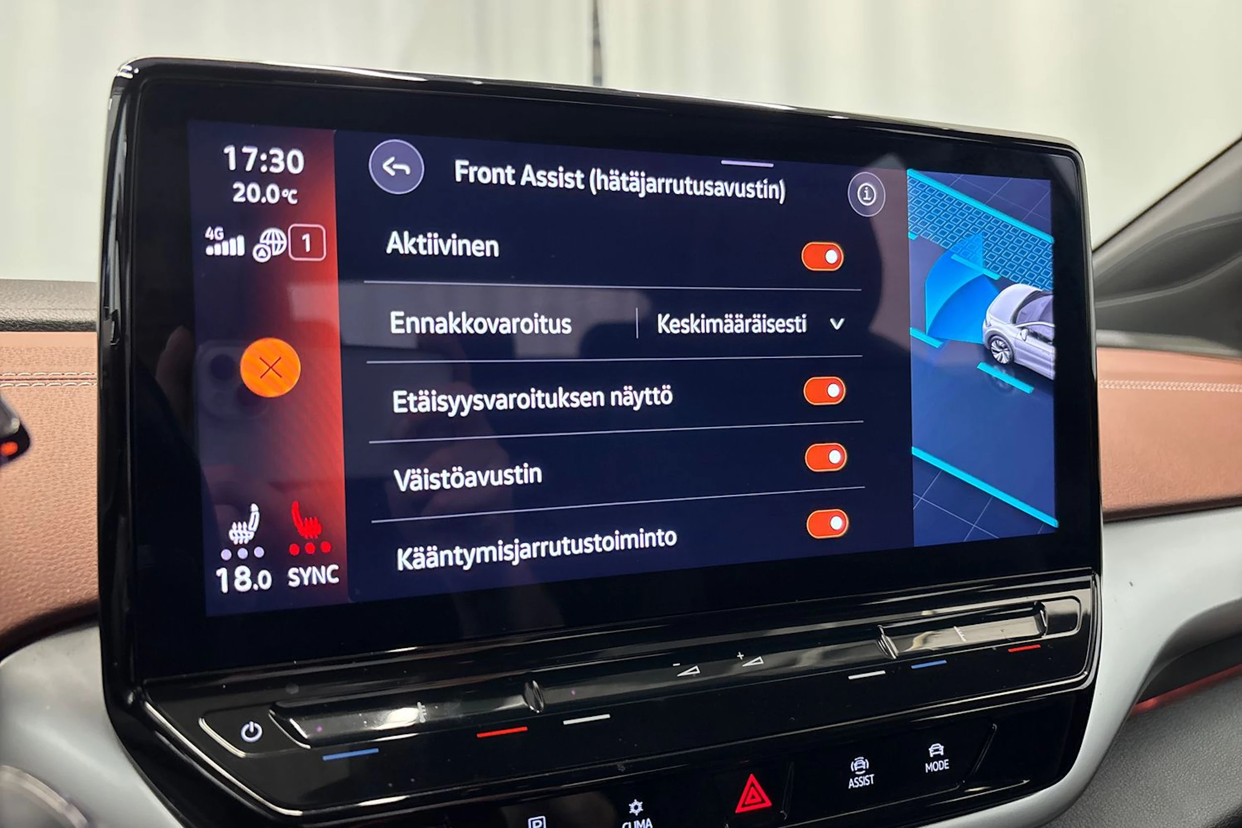 sininen Volkswagen ID.5 2022 kuva 25.