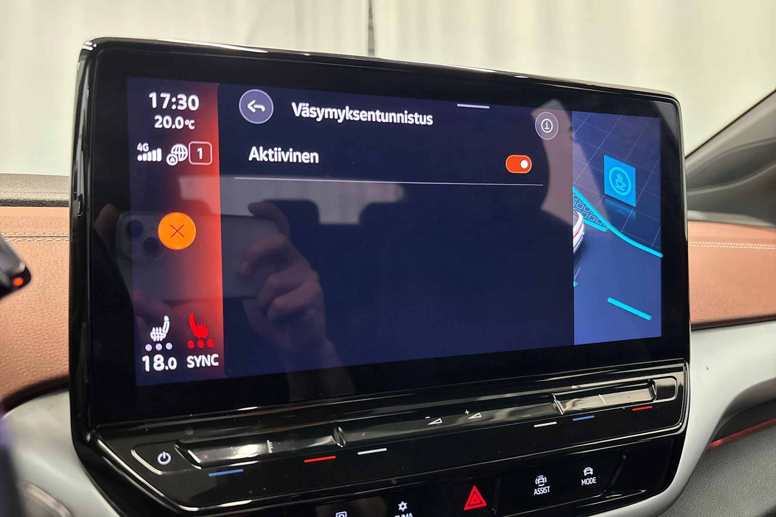 sininen Volkswagen ID.5 2022 kuva 26.