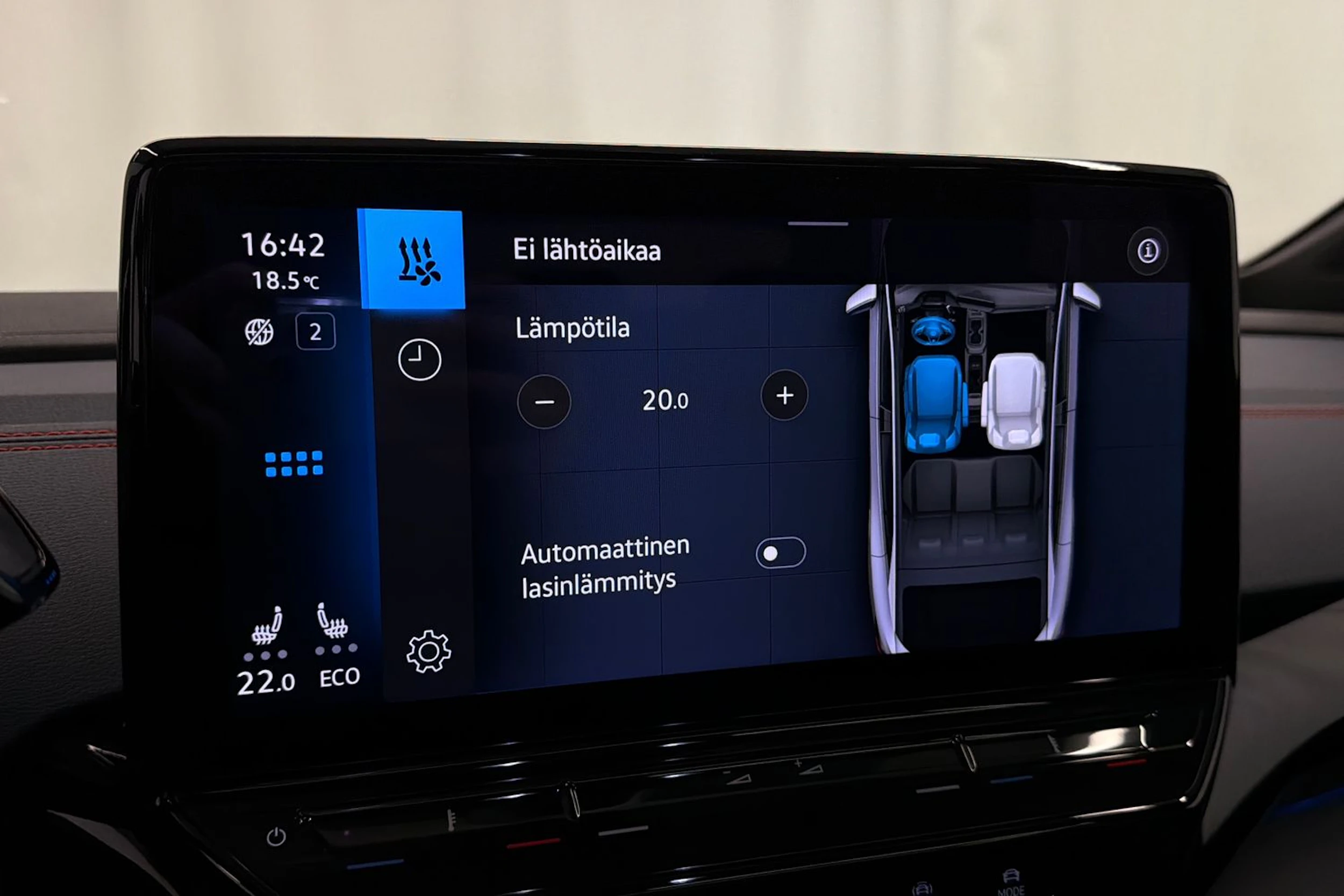 punainen Volkswagen ID.5 2022 kuva 19.