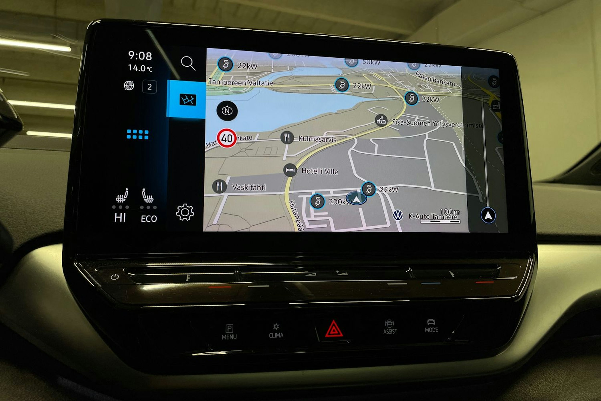 sininen Volkswagen ID.5 2022 kuva 21.