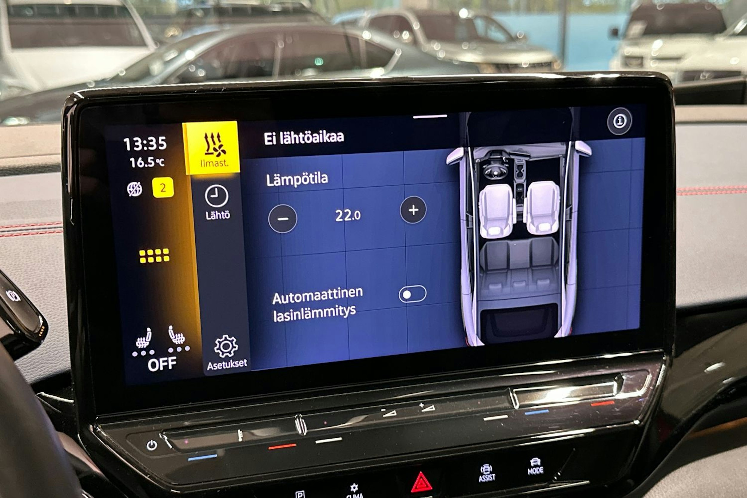punainen Volkswagen ID.5 2022 kuva 30.