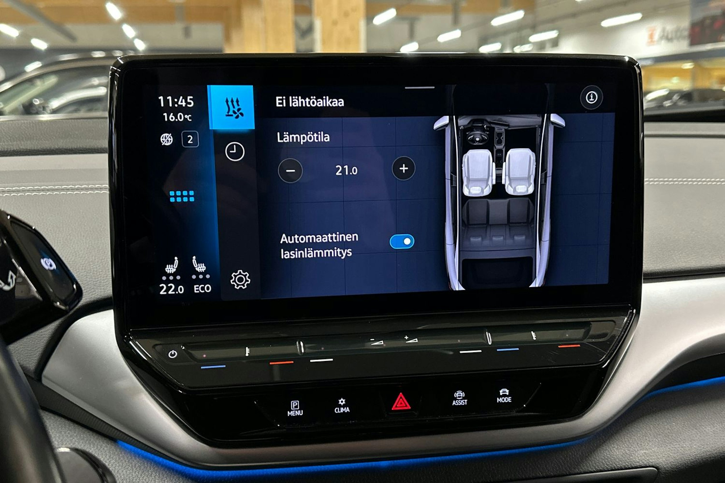 sininen Volkswagen ID.5 2022 kuva 18.