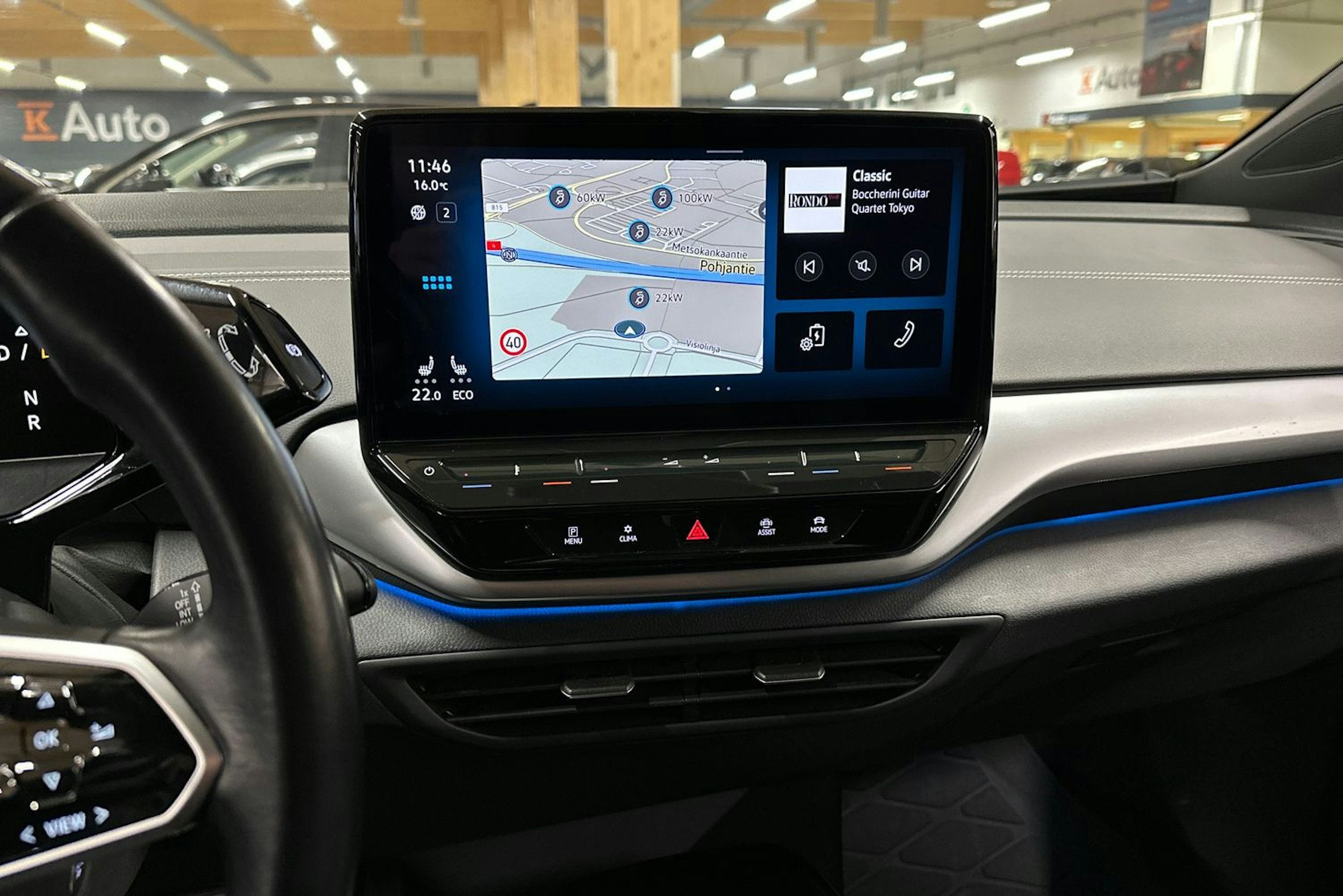 sininen Volkswagen ID.5 2022 kuva 21.