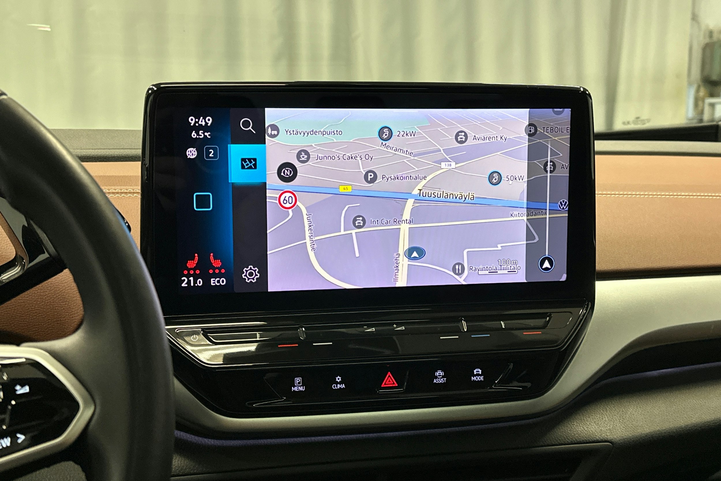 sininen Volkswagen ID.5 2022 kuva 22.