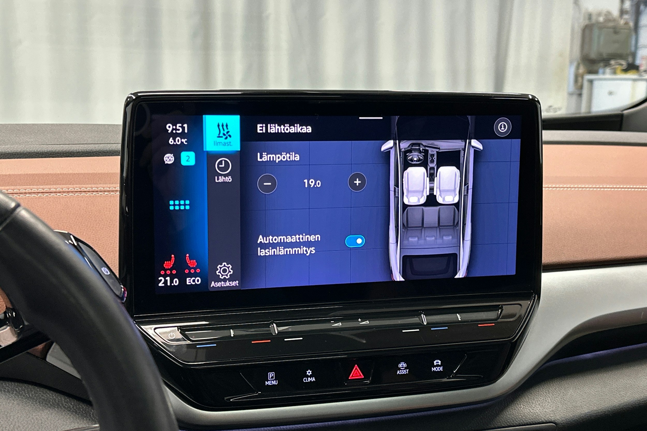 sininen Volkswagen ID.5 2022 kuva 27.