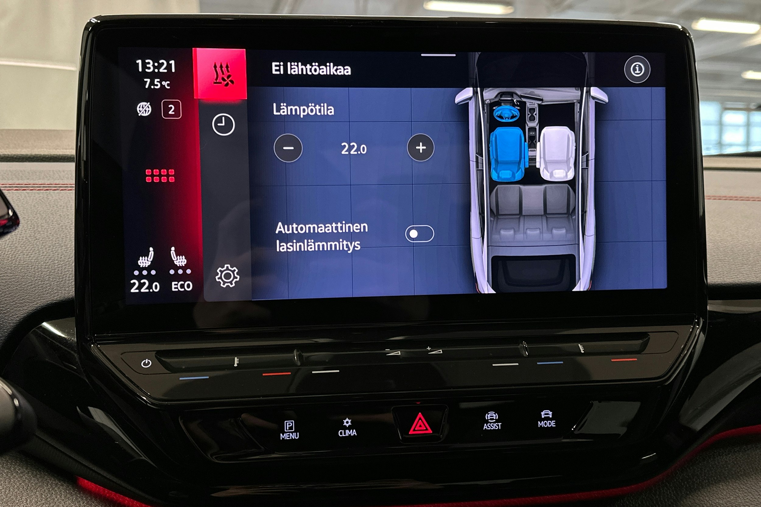 punainen Volkswagen ID.5 2022 kuva 26.