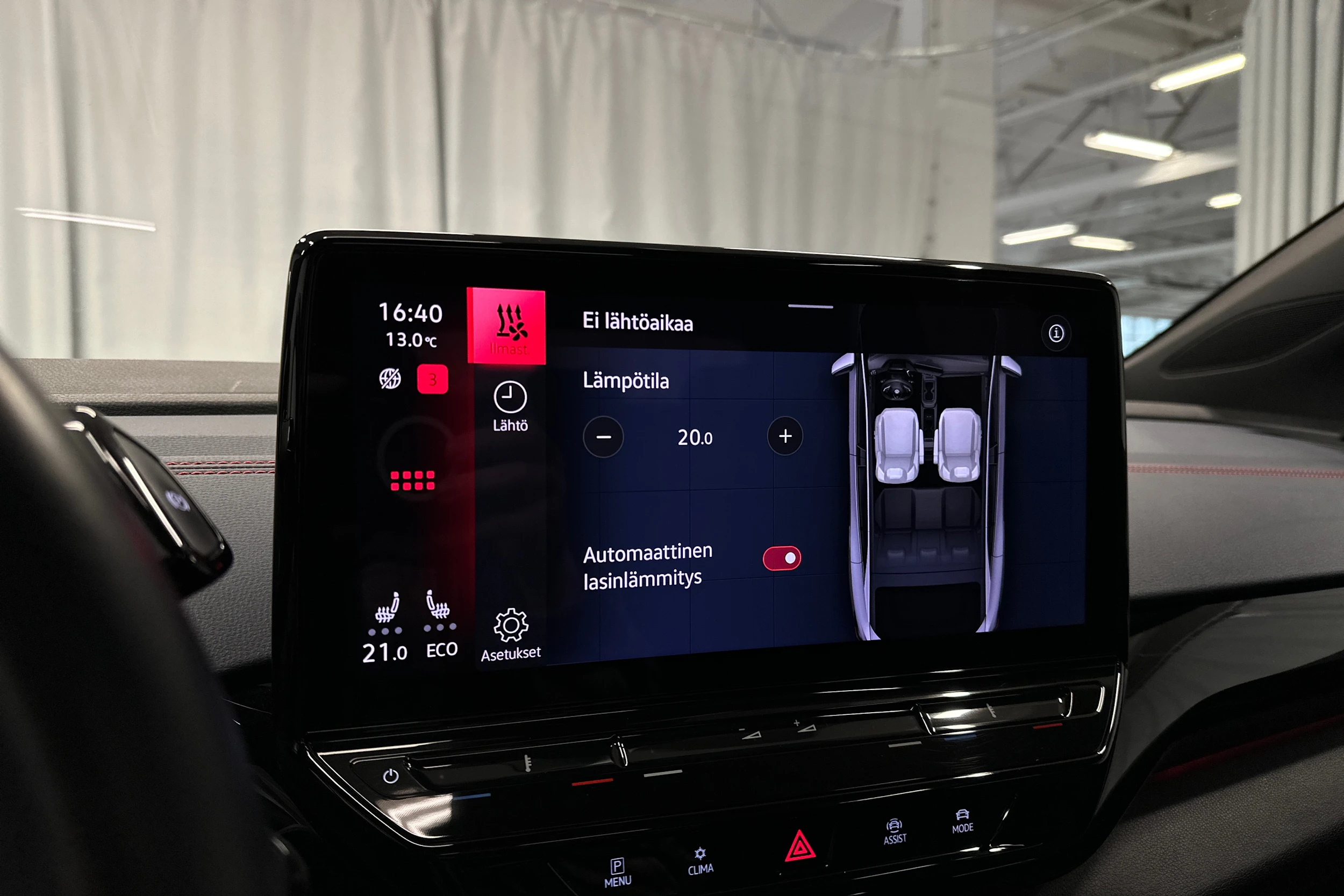 punainen Volkswagen ID.5 2022 kuva 19.