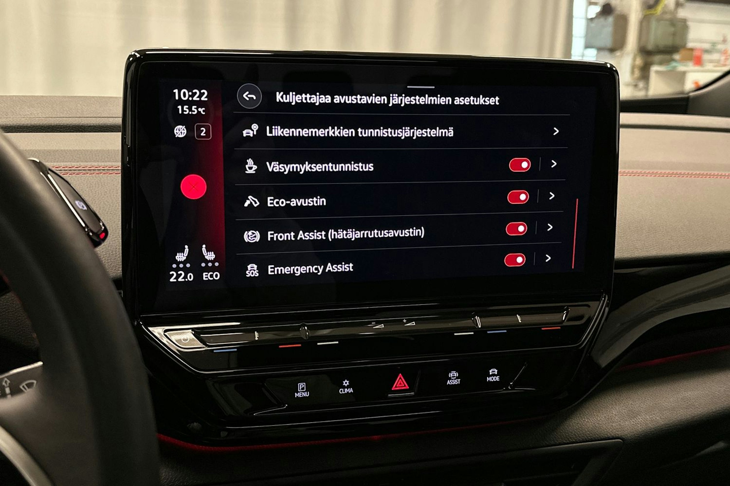 punainen Volkswagen ID.5 2023 kuva 29.