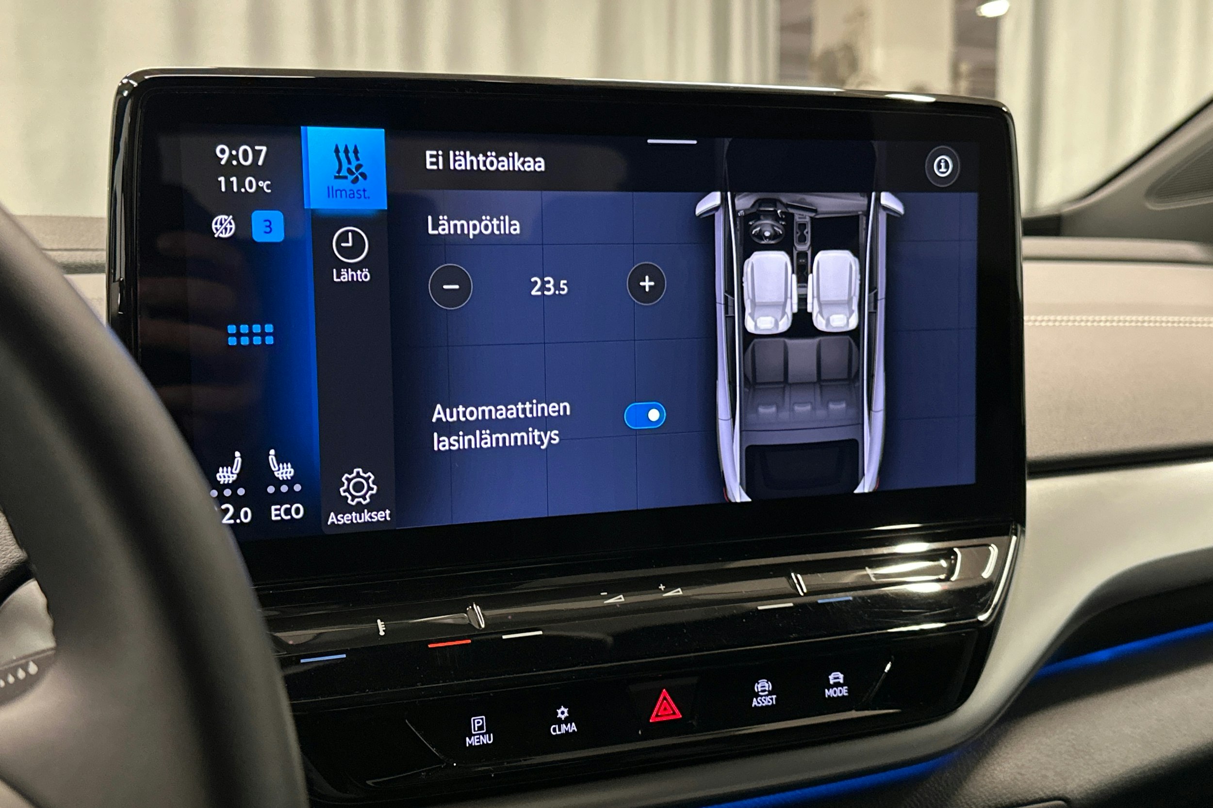 valkoinen Volkswagen ID.5 2023 kuva 27.