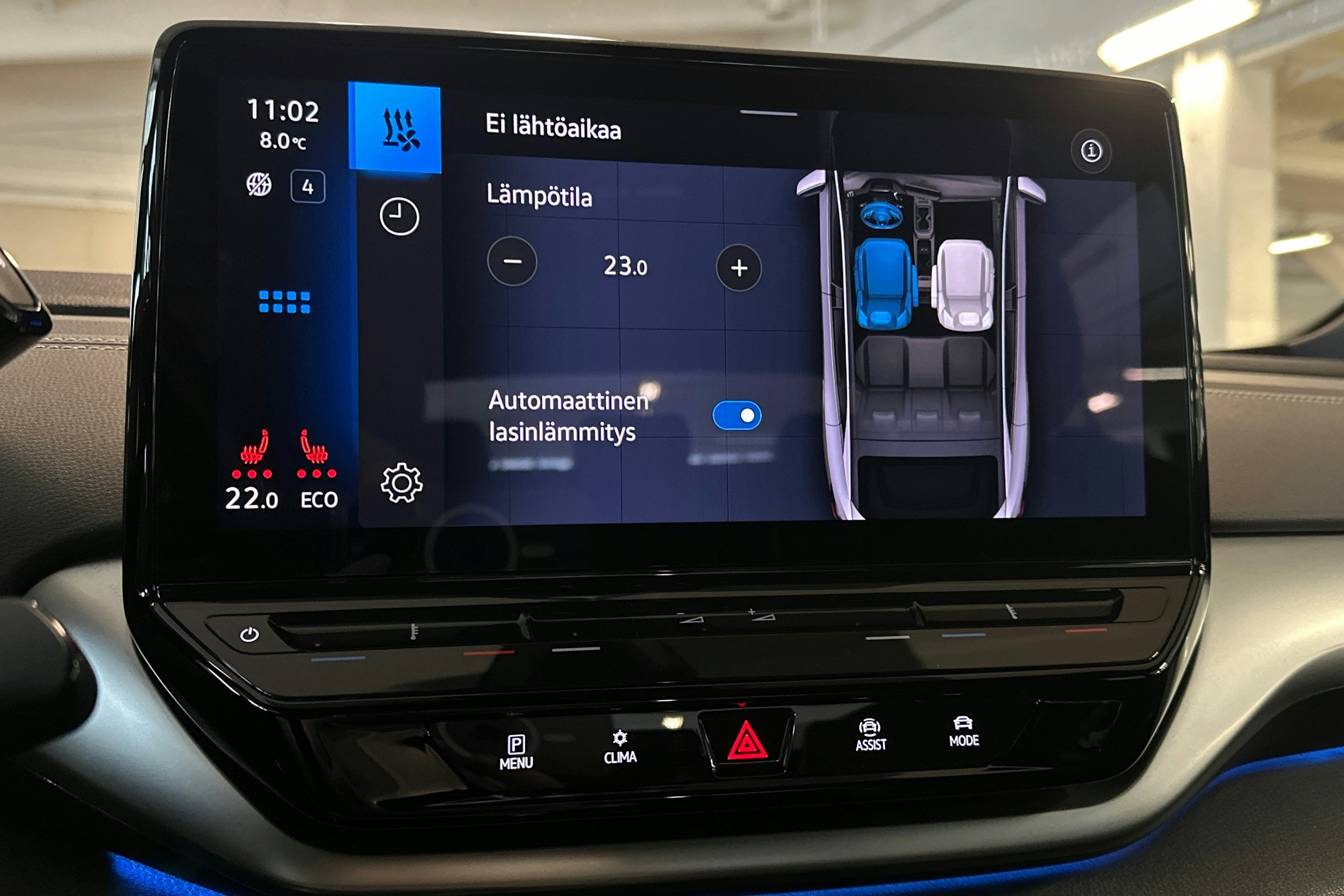 harmaa Volkswagen ID.5 2023 kuva 19.