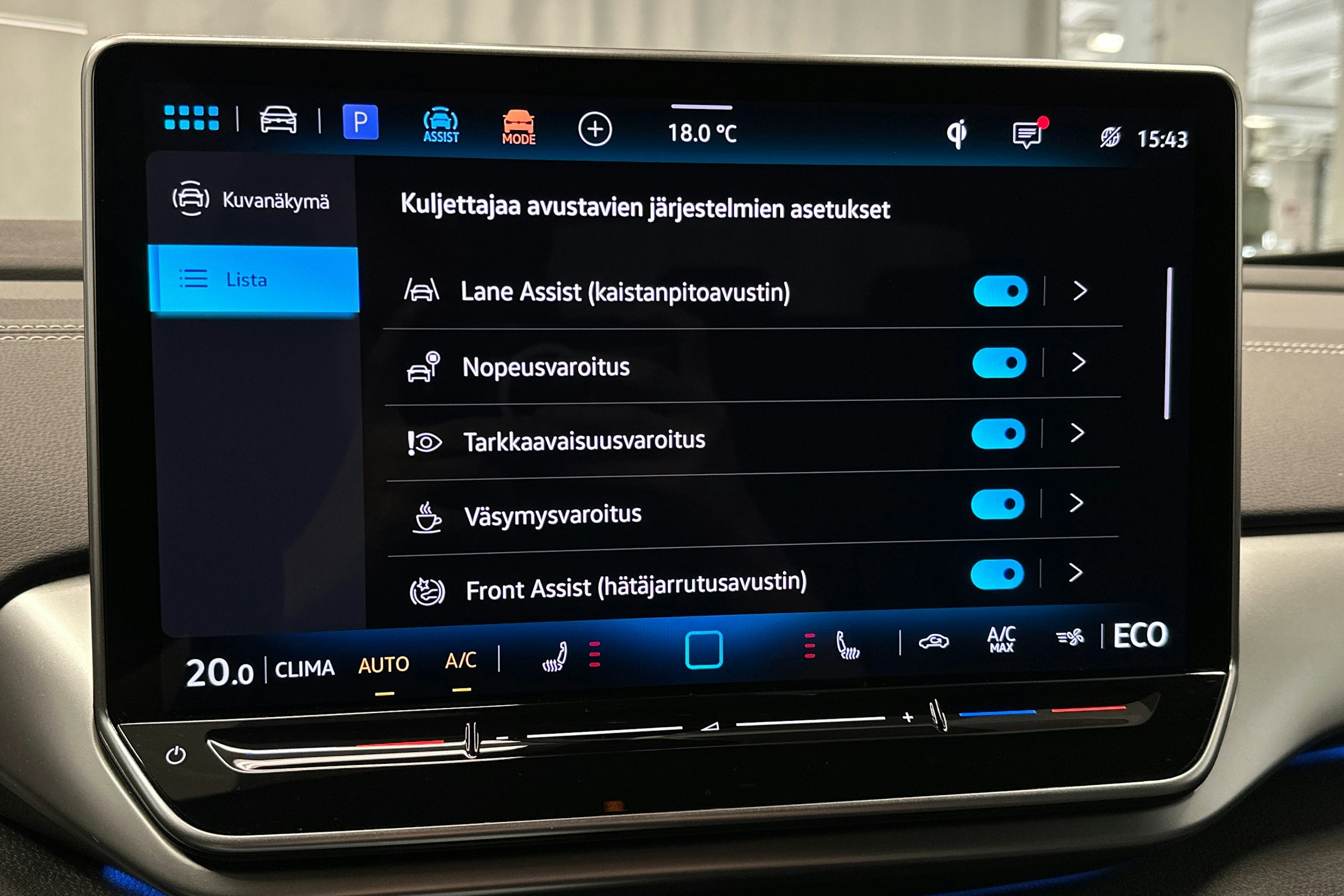 sininen Volkswagen ID.5 2025 kuva 26.