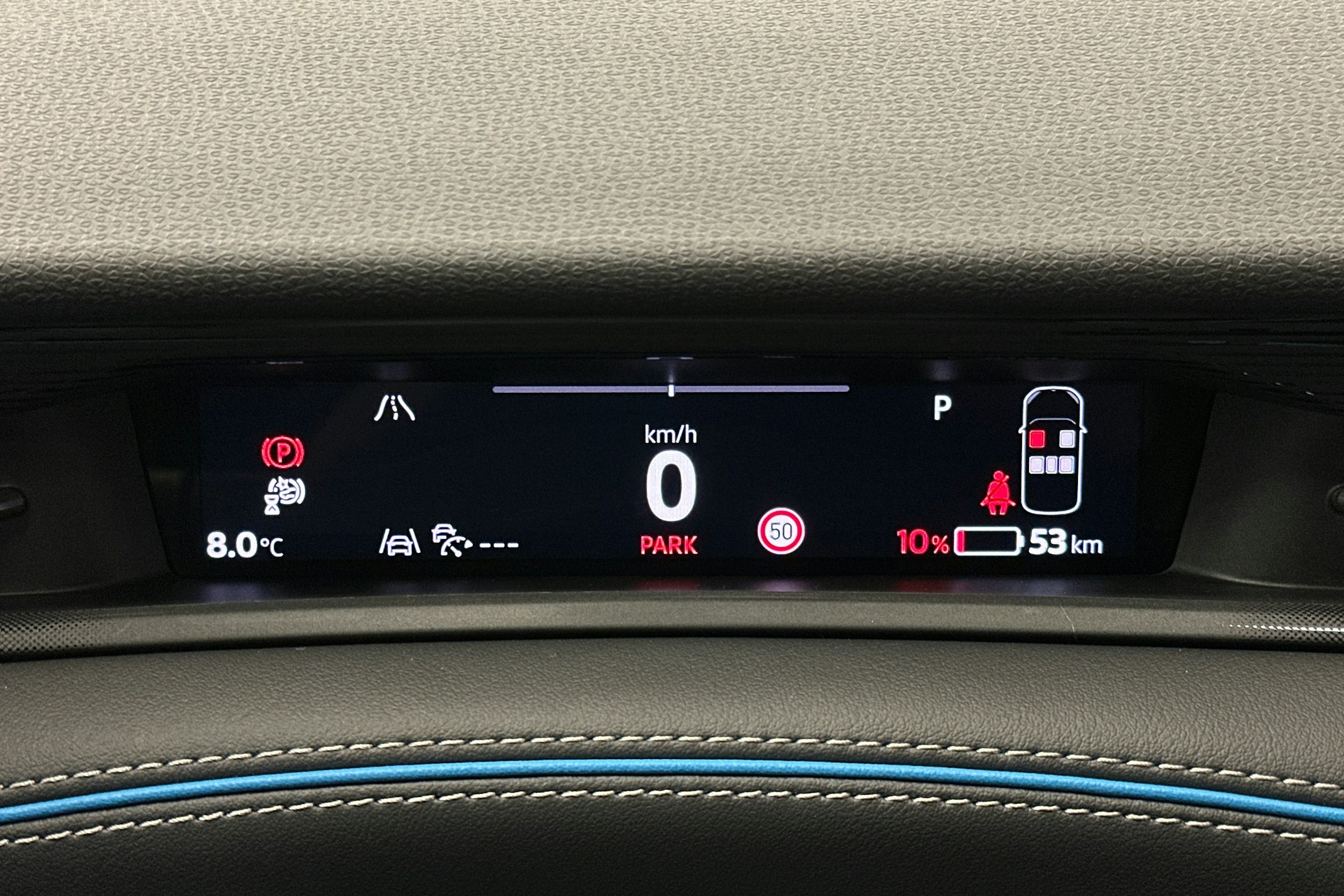 sininen Volkswagen ID.7 2023 kuva 24.