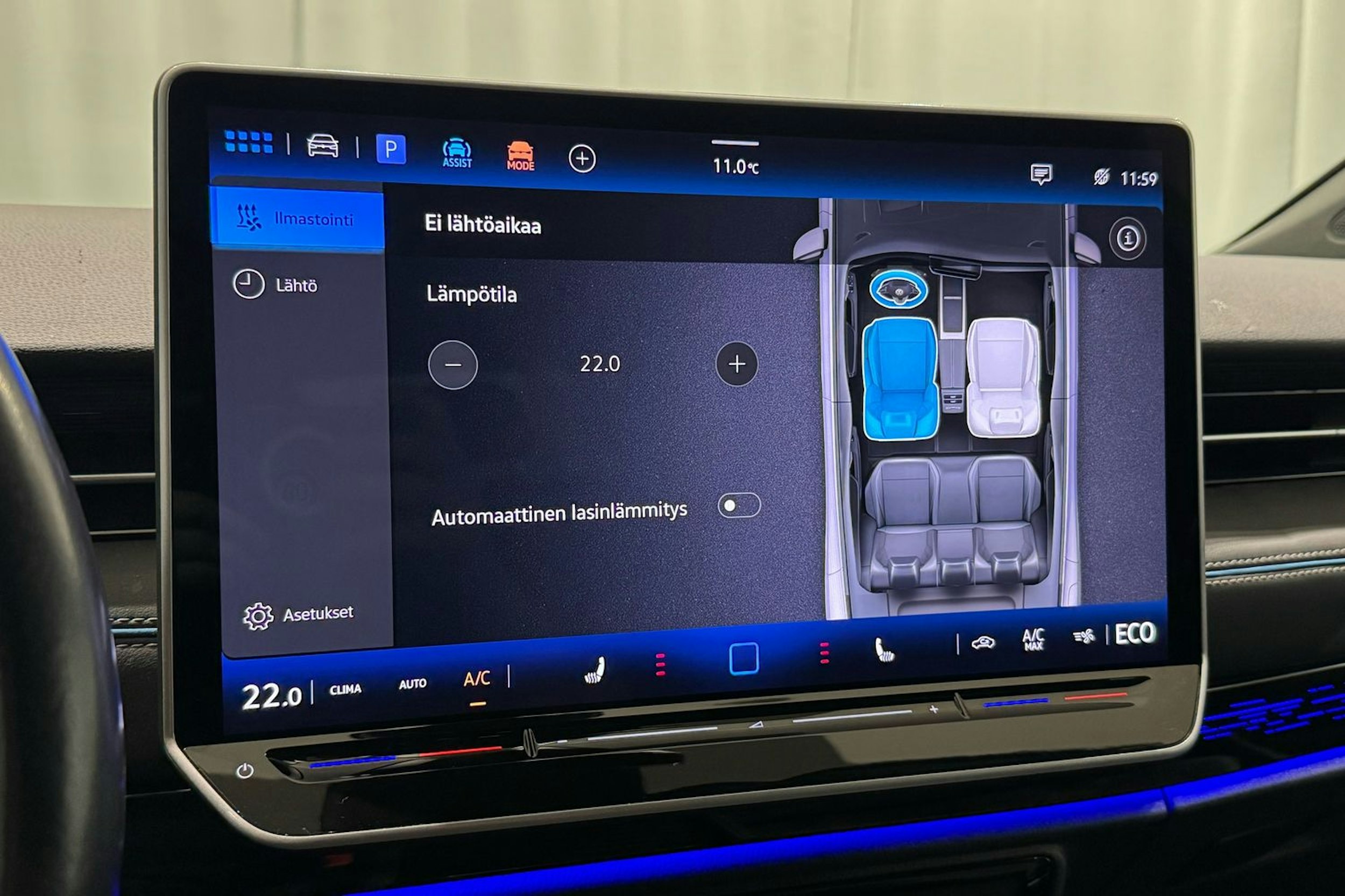 valkoinen Volkswagen ID.7 2024 kuva 26.