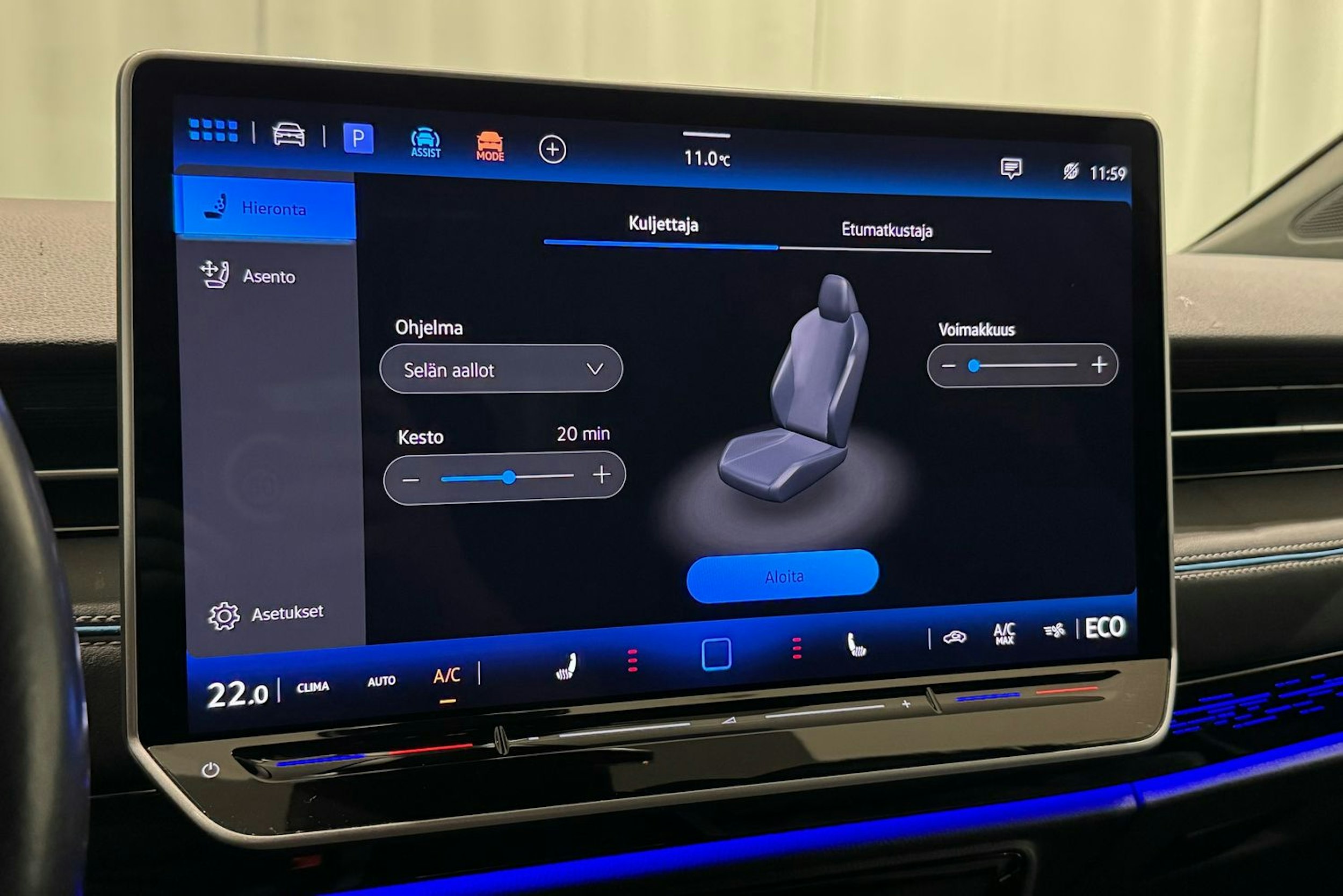 valkoinen Volkswagen ID.7 2024 kuva 29.