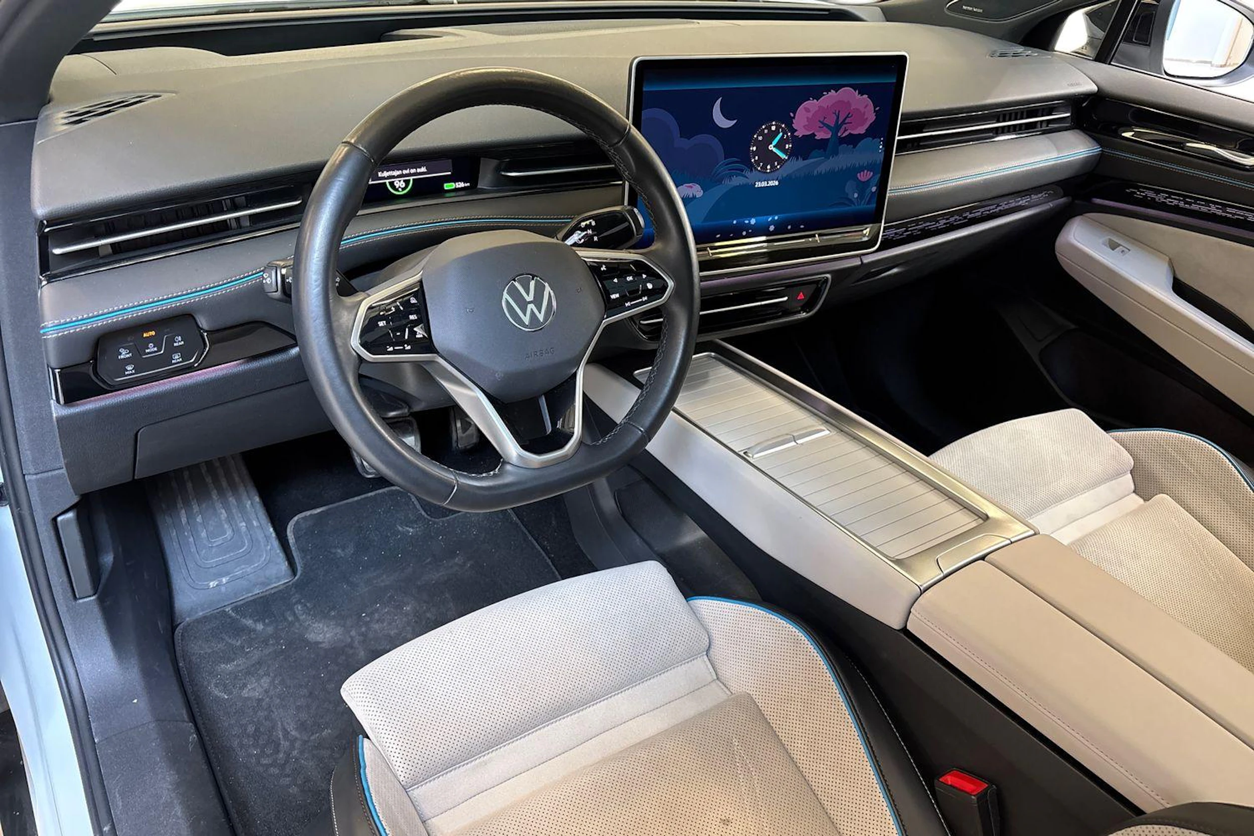 valkoinen Volkswagen ID.7 2024 kuva 6.