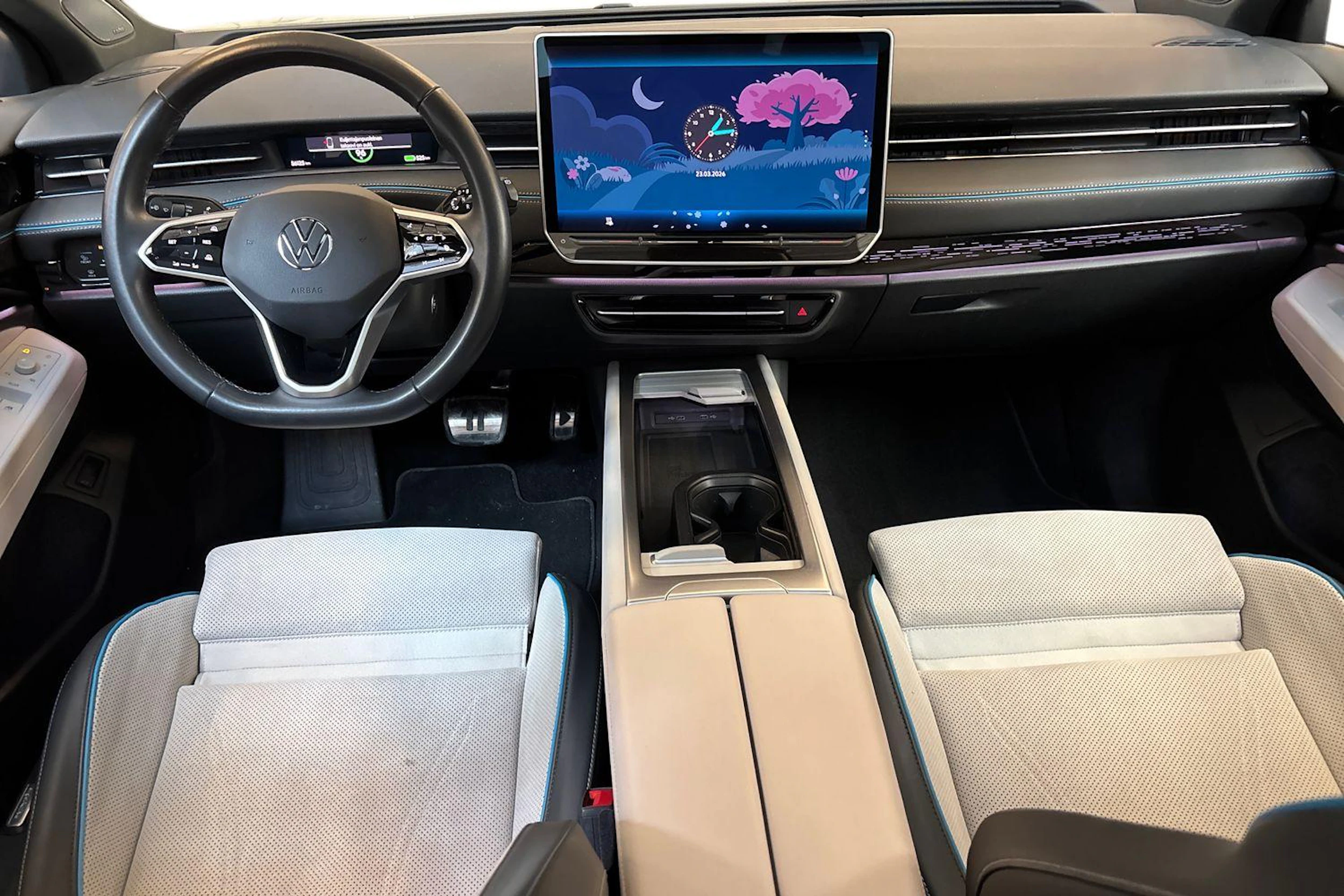 valkoinen Volkswagen ID.7 2024 kuva 7.