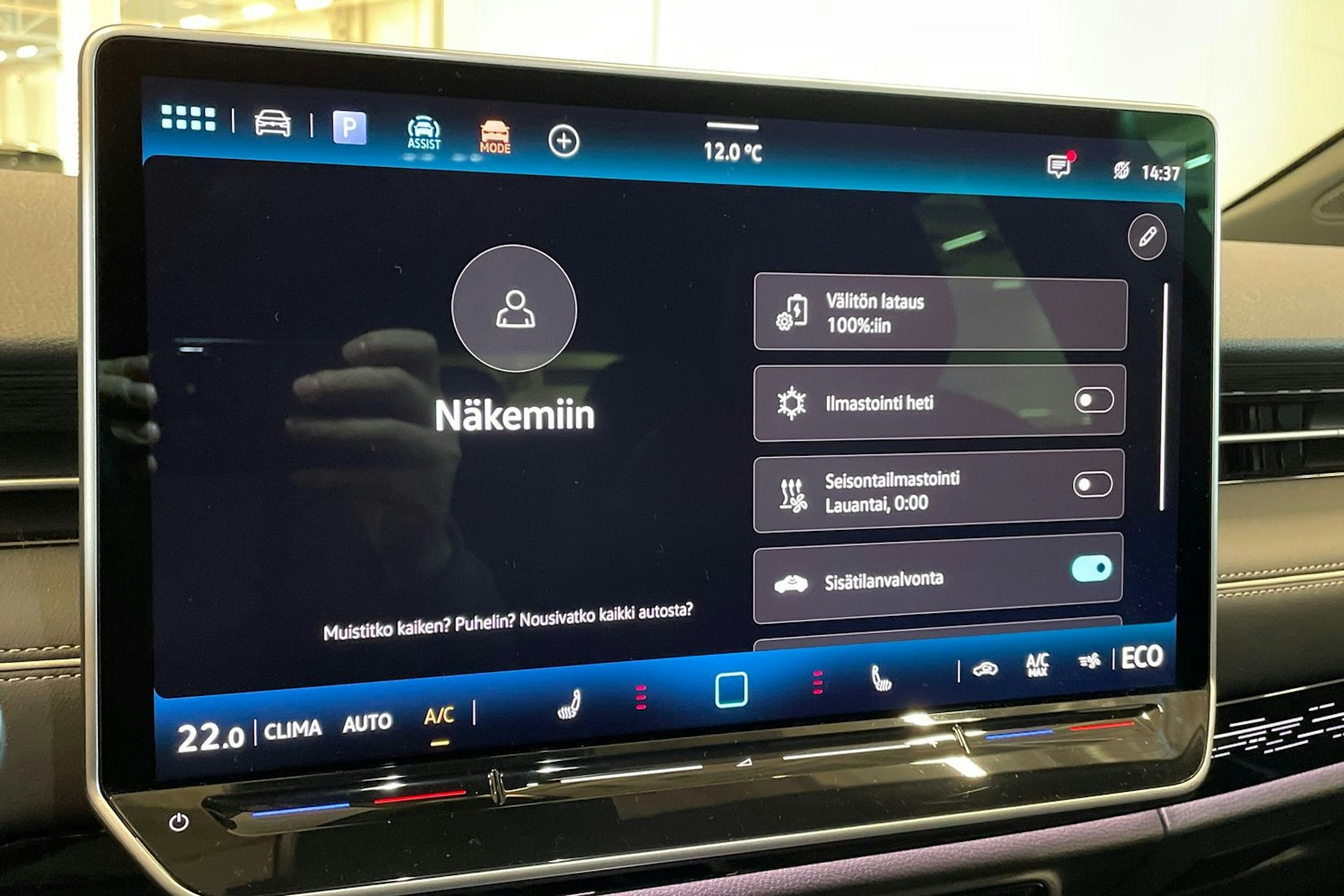valkoinen Volkswagen ID.7 2024 kuva 26.