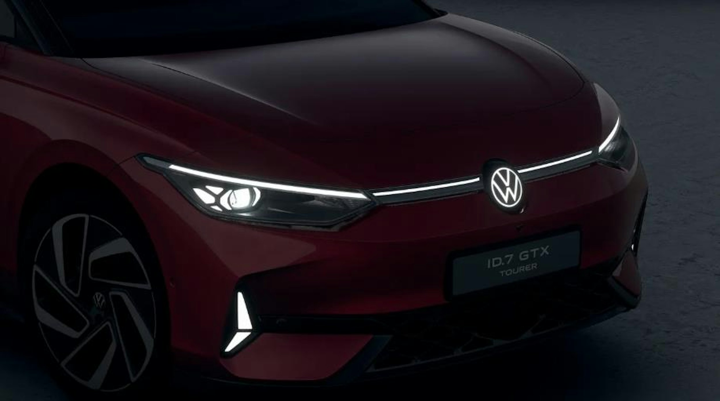 punainen Volkswagen ID.7 2025 kuva 7.